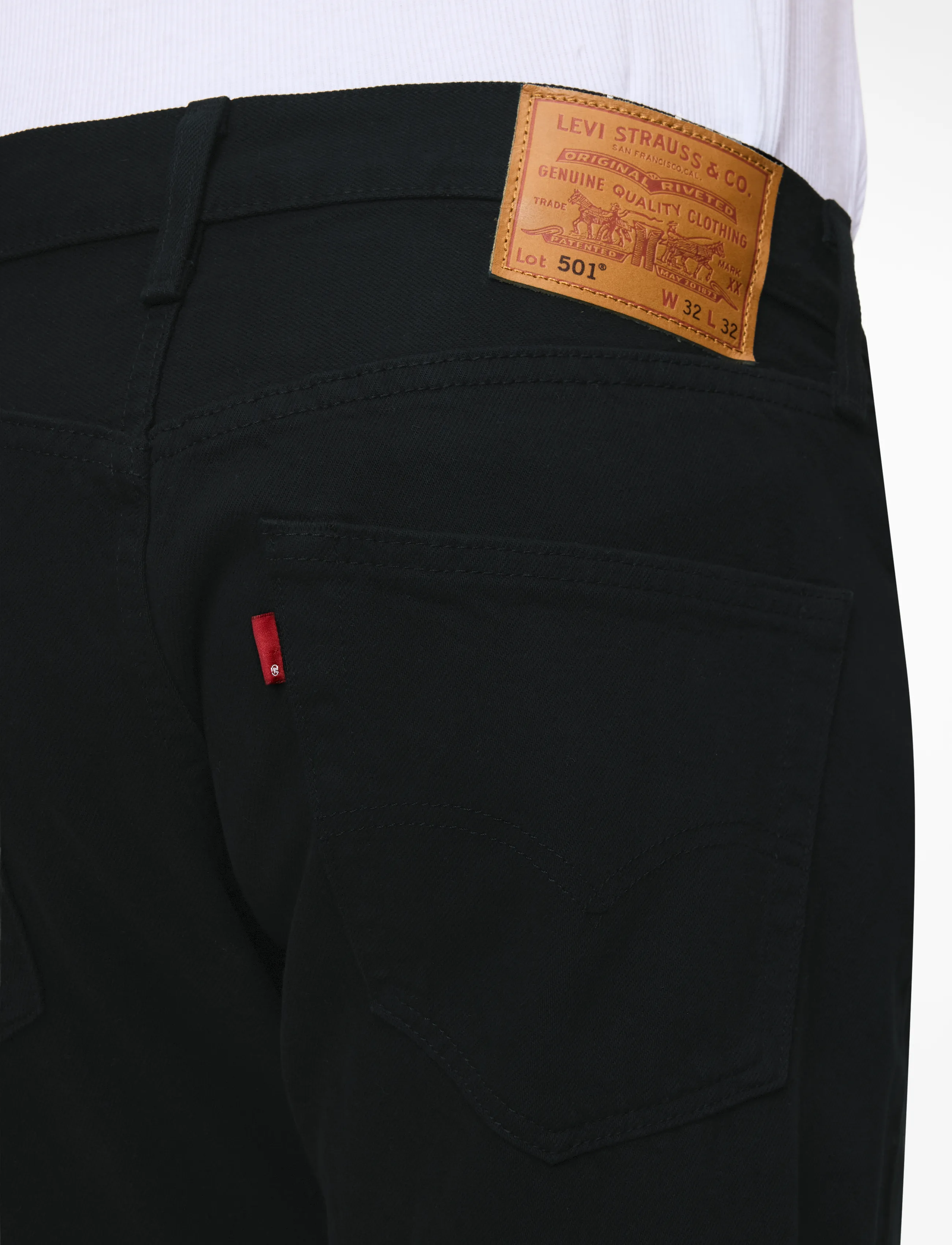 LEVIS ® 501 Levisoriginal Black 80701 straight leg jeans herr – bild 8