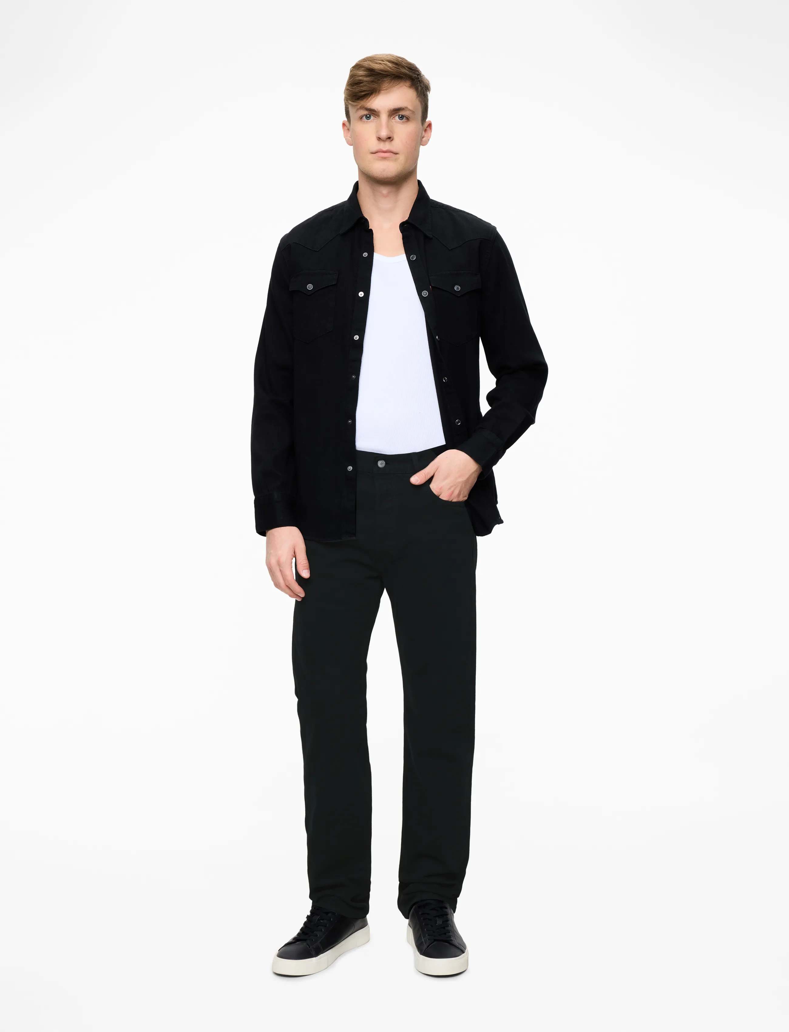 Levi's® - 501 LEVISORIGINAL BLACK 80701 - mænd - blacks - 2