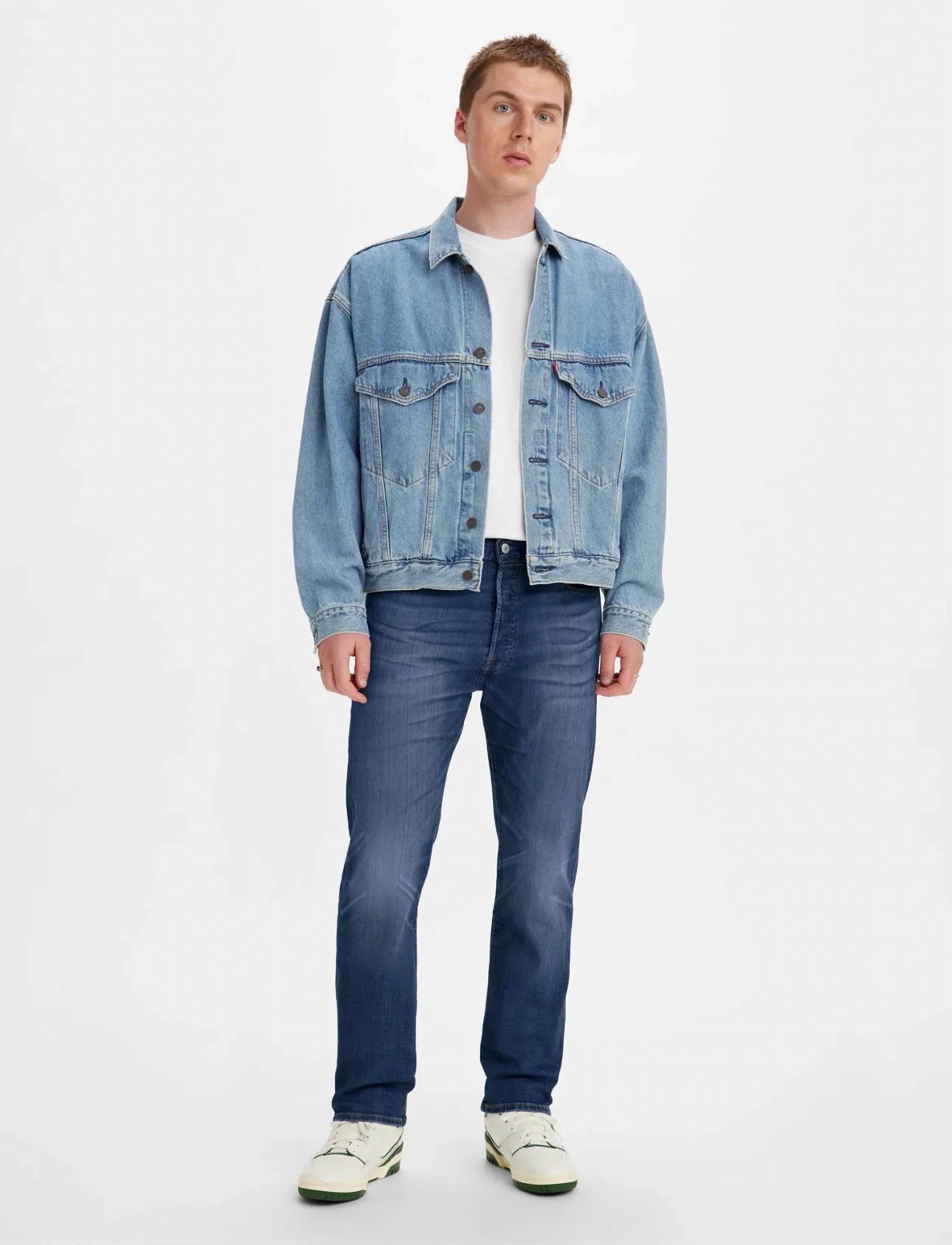 Levi's 501 Levisoriginal Authentic Vi, Mænd, Original Fit Jeans, Blå, Str: 34 x 32