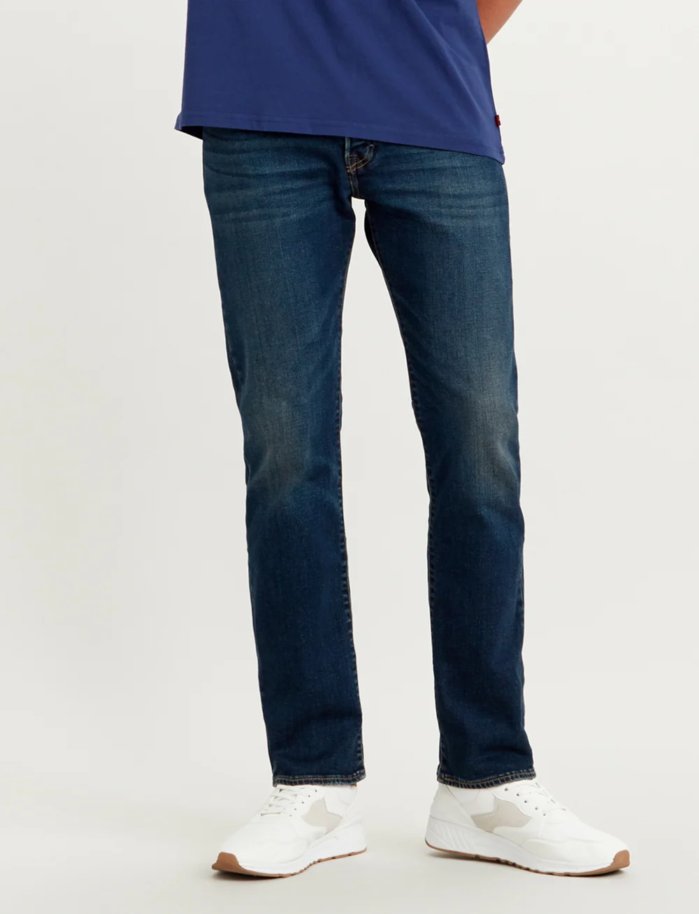 Levi's® - 501 LEVISORIGINAL BLOCK CRUSHE - tavalised teksad - dark indigo - worn in - 0