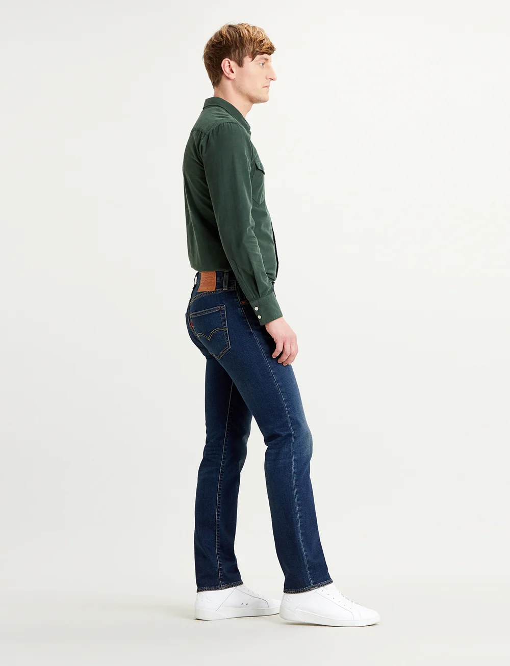 Levi's® - 501 LEVISORIGINAL BLOCK CRUSHE - tavalised teksad - dark indigo - worn in - 3