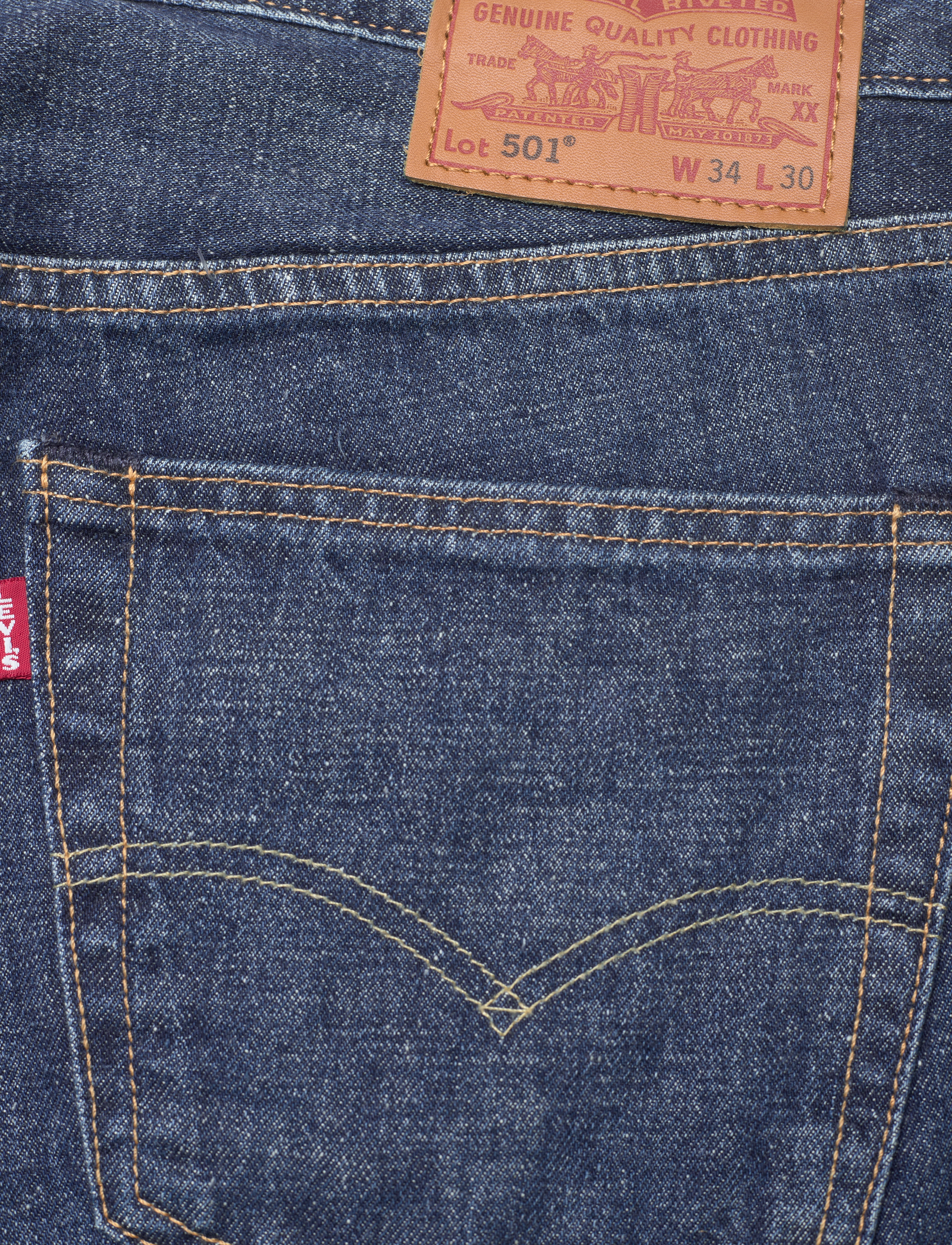 LEVI´S Men - 501 LEVISORIGINAL Z0908 DARK I - dark indigo - flat finish - 4