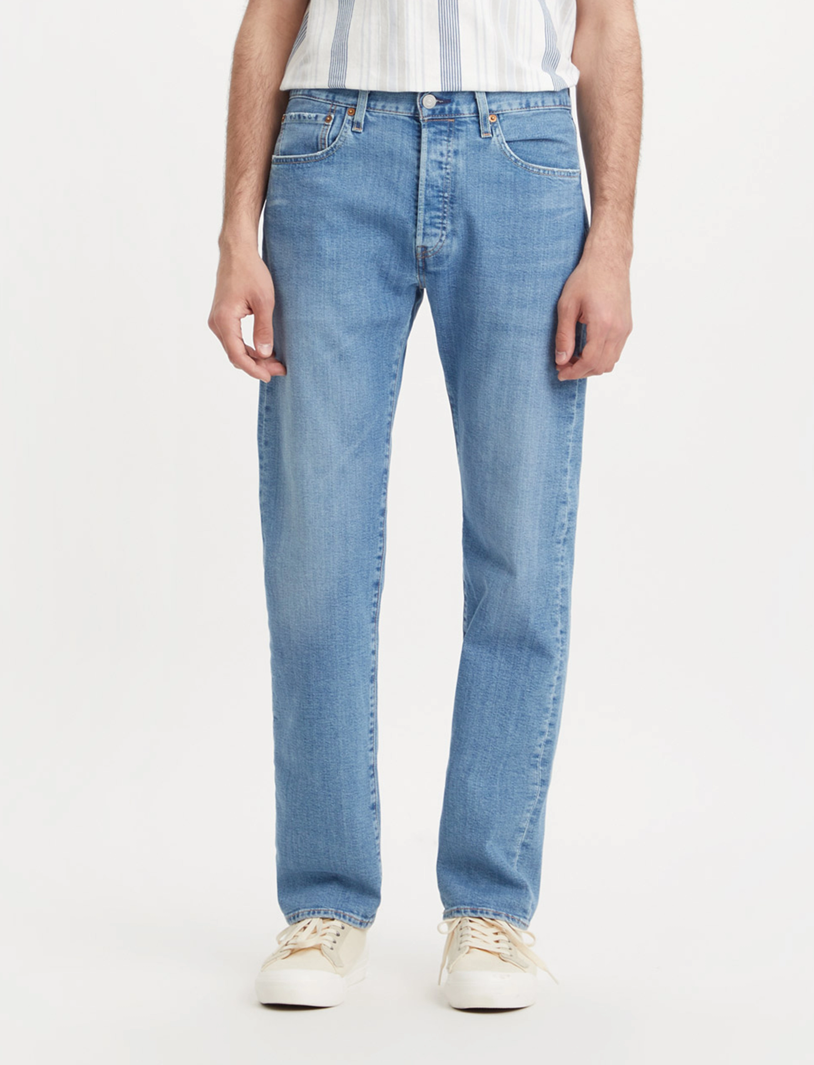 Levi's® - 501 LEVISORIGINAL Z1540 LIGHT - light indigo - worn in - 2