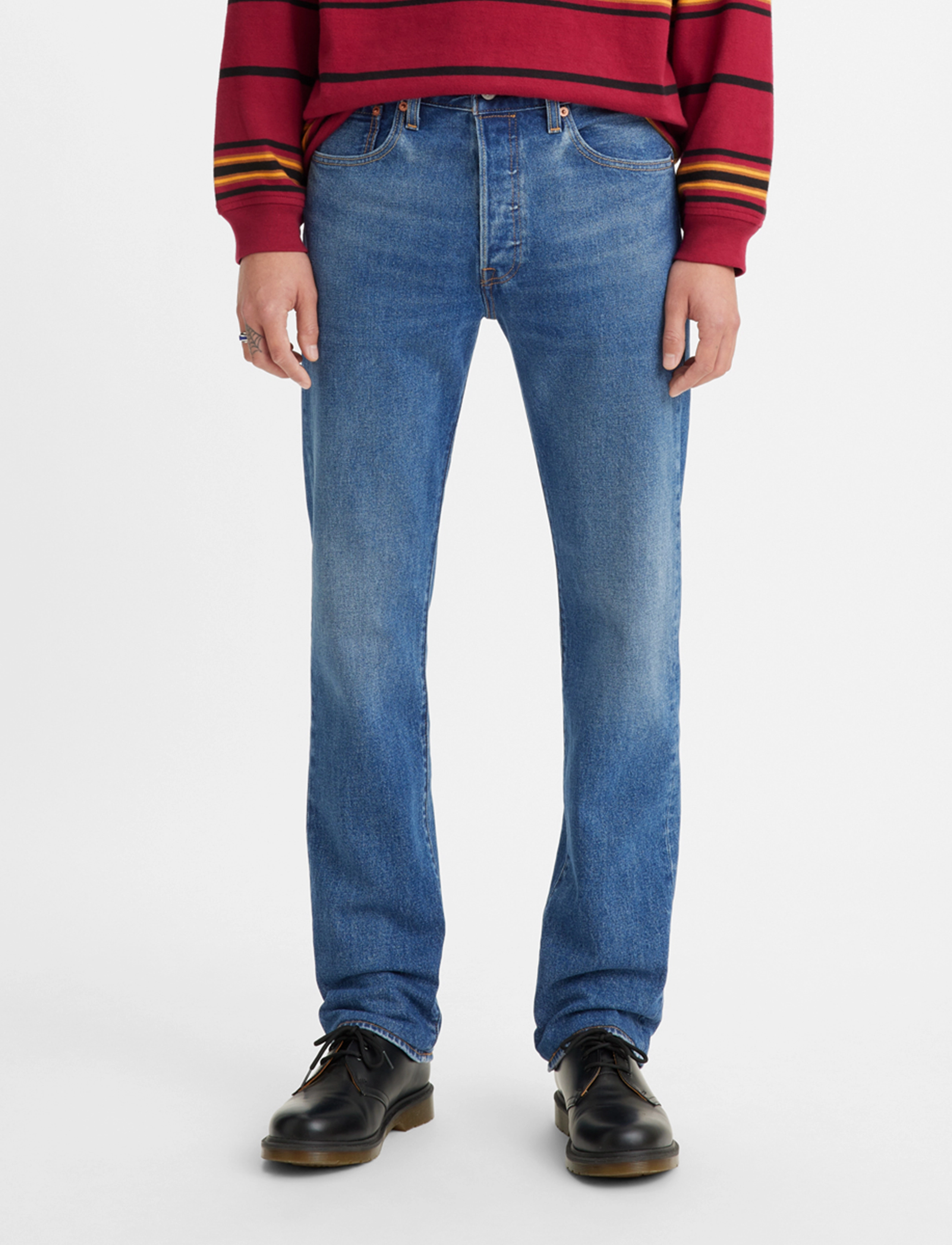 LEVI´S Men - 501 LEVISORIGINAL THE FOXY - med indigo - flat finish - 2