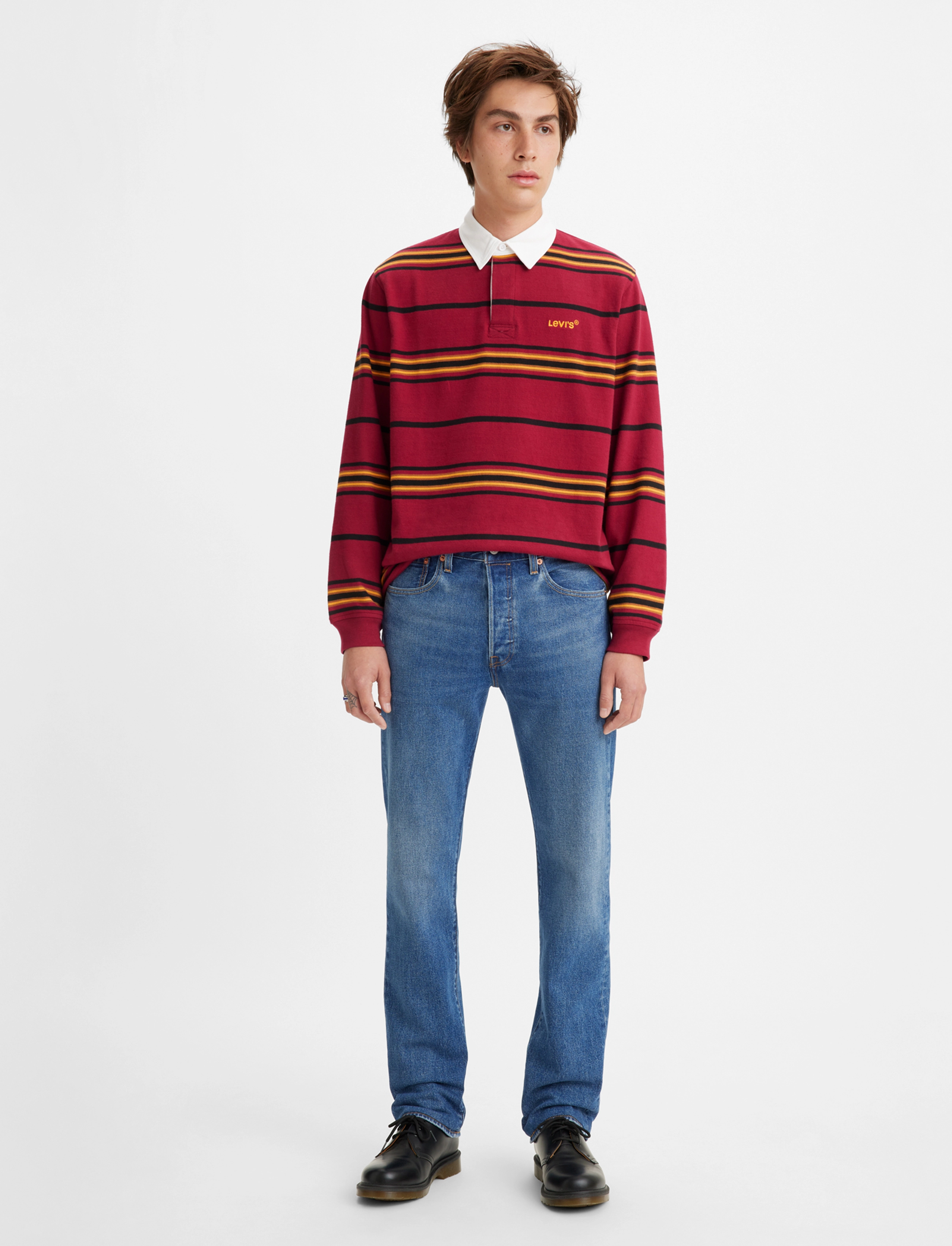 LEVI´S Men - 501 LEVISORIGINAL THE FOXY - med indigo - flat finish - 5