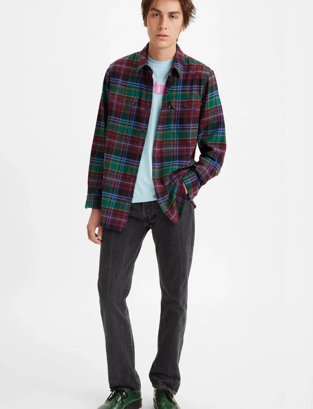 Levi's® - 501 LEVISORIGINAL CRASH COURSE - regular jeans - blacks - 0