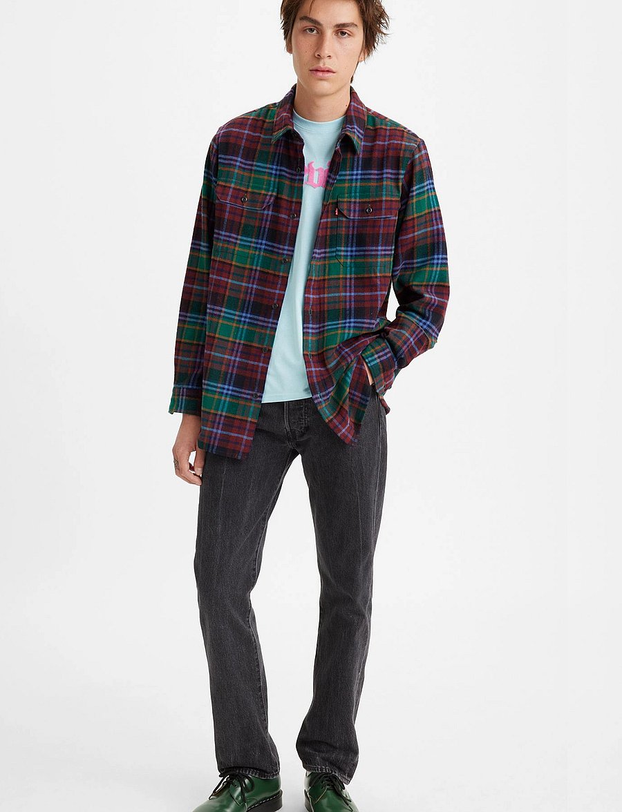 Levi's® - 501 LEVISORIGINAL CRASH COURSE - regular jeans - blacks - 0