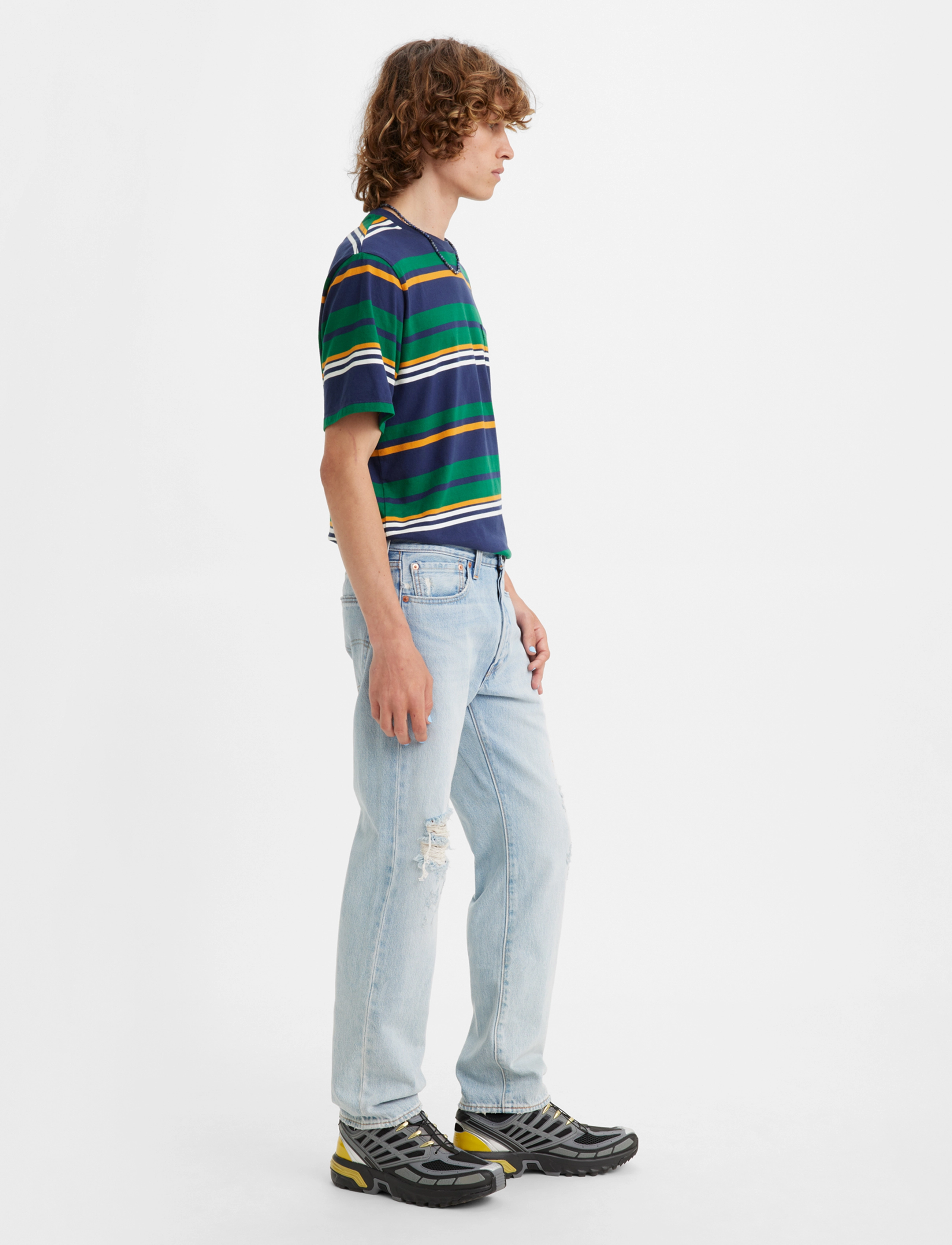 LEVI´S Men - 501 LEVISORIGINAL Z6921 LIGHT - light indigo - worn in - 3