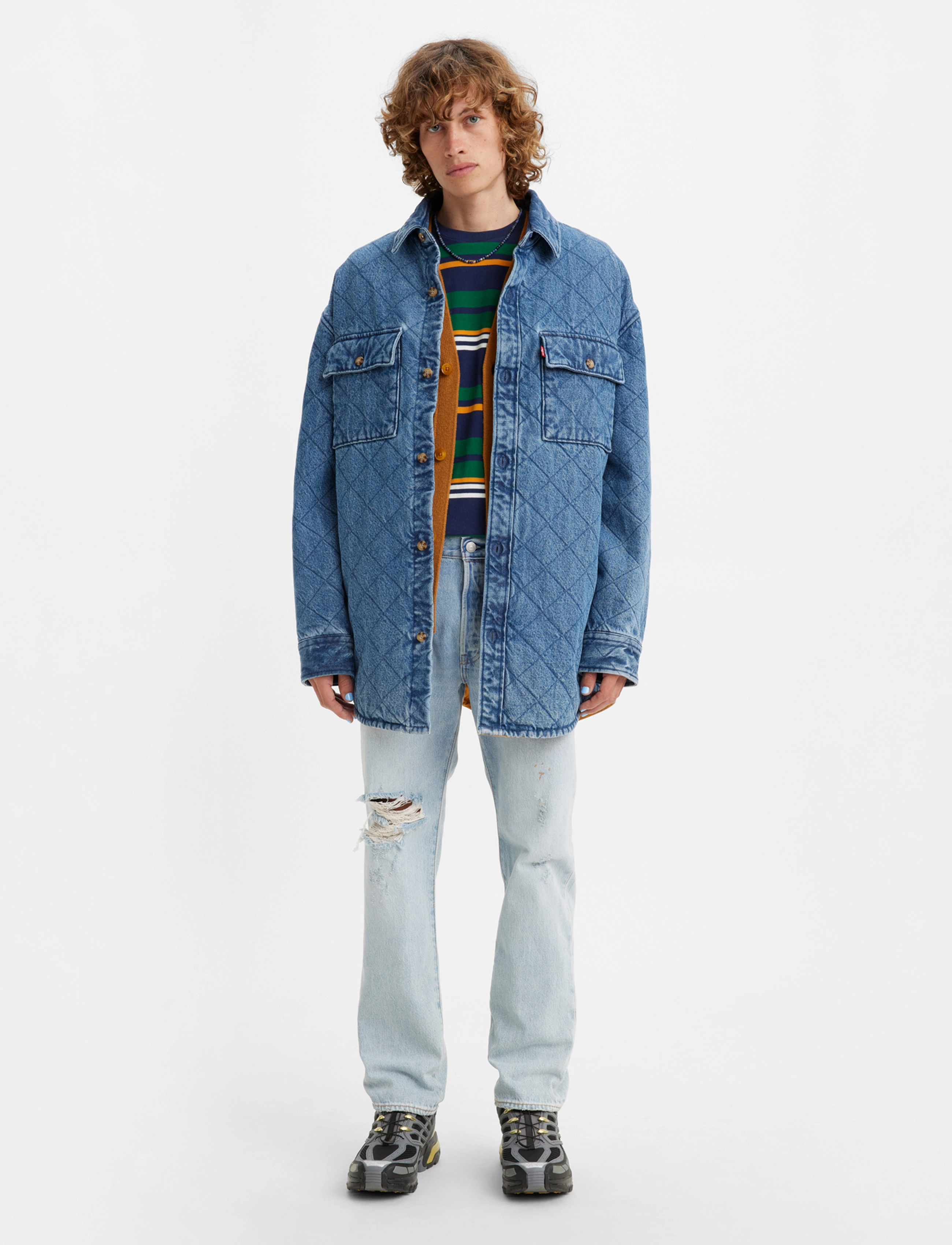 LEVI´S Men - 501 LEVISORIGINAL Z6921 LIGHT - light indigo - worn in - 5