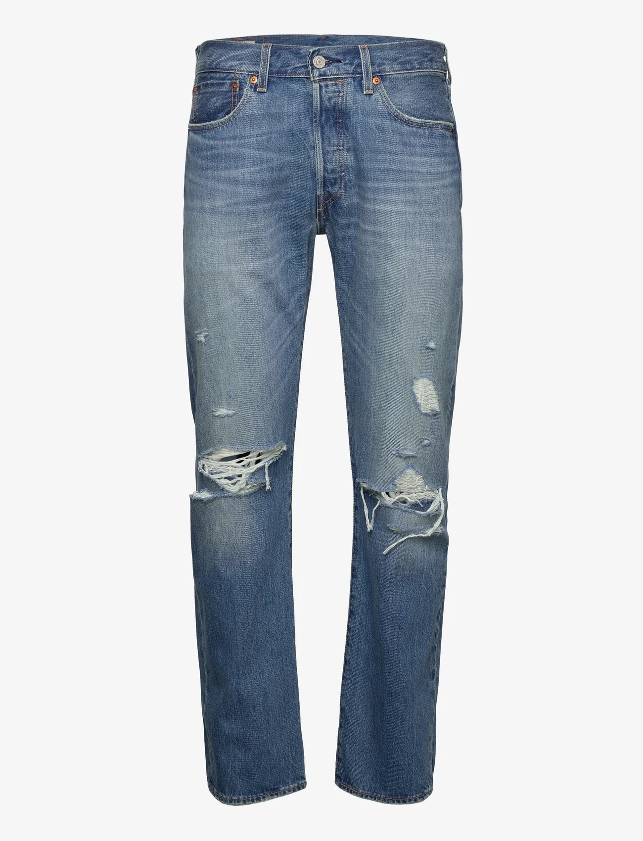 LEVI´S Men - 501 LEVISORIGINAL 1983 501 JEA - regular jeans - med indigo - worn in - 0