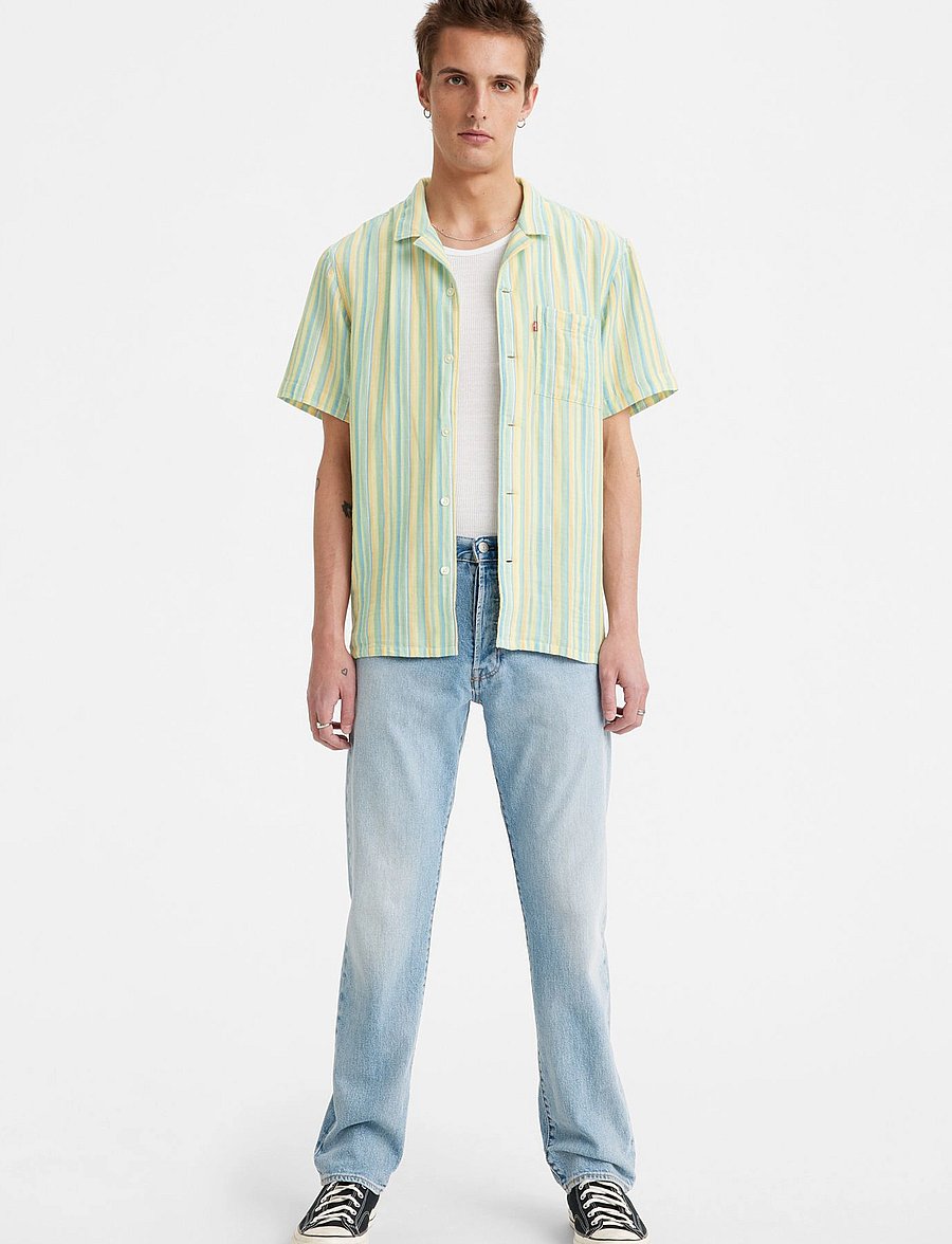 Levi's® - 501 LEVISORIGINAL STRETCH IT O - klassikalised teksad - light indigo - worn in - 3