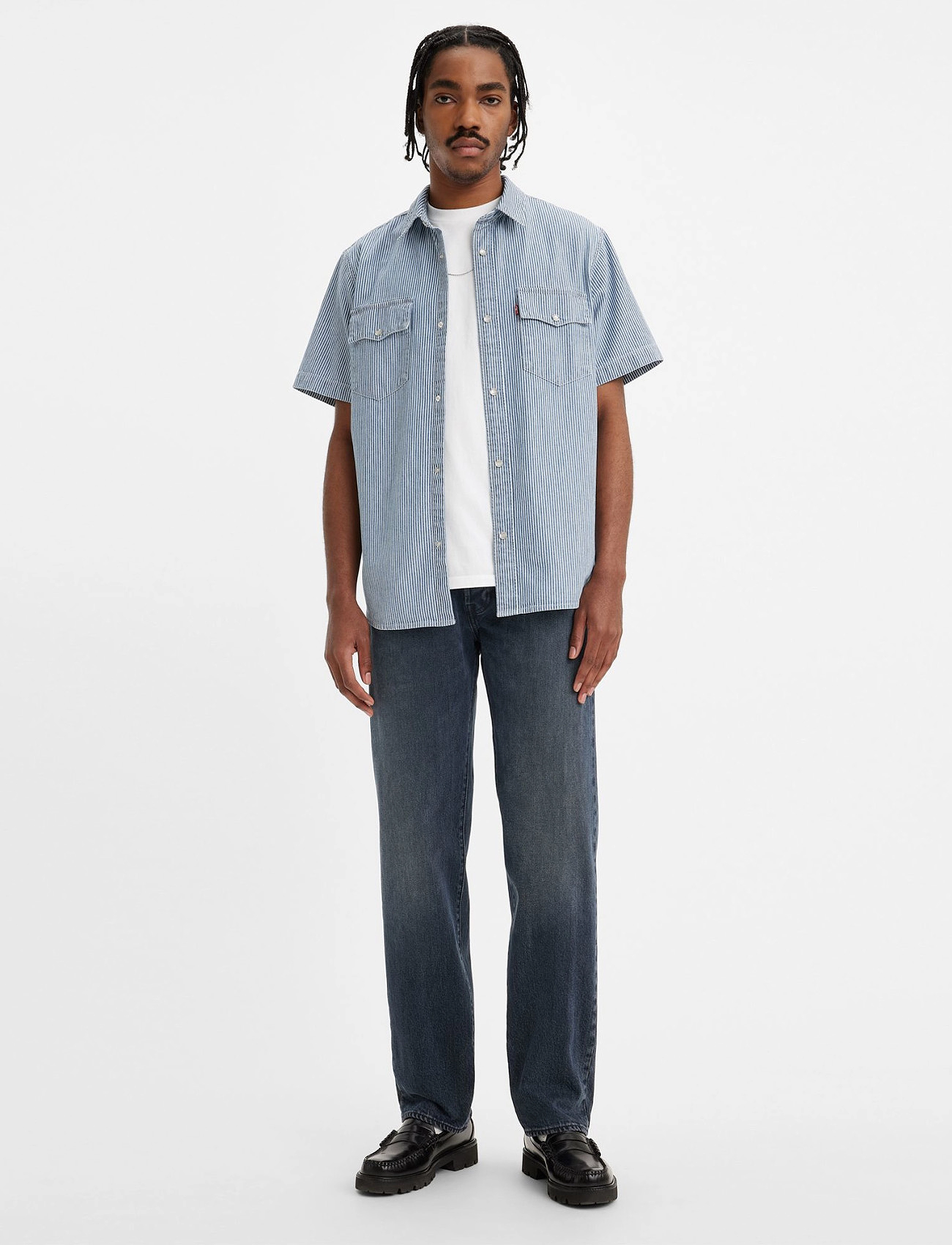 Levi's 501 Levisoriginal Blue Black S, 34 x 36, Navy, Jeans > Almindelige, Herre