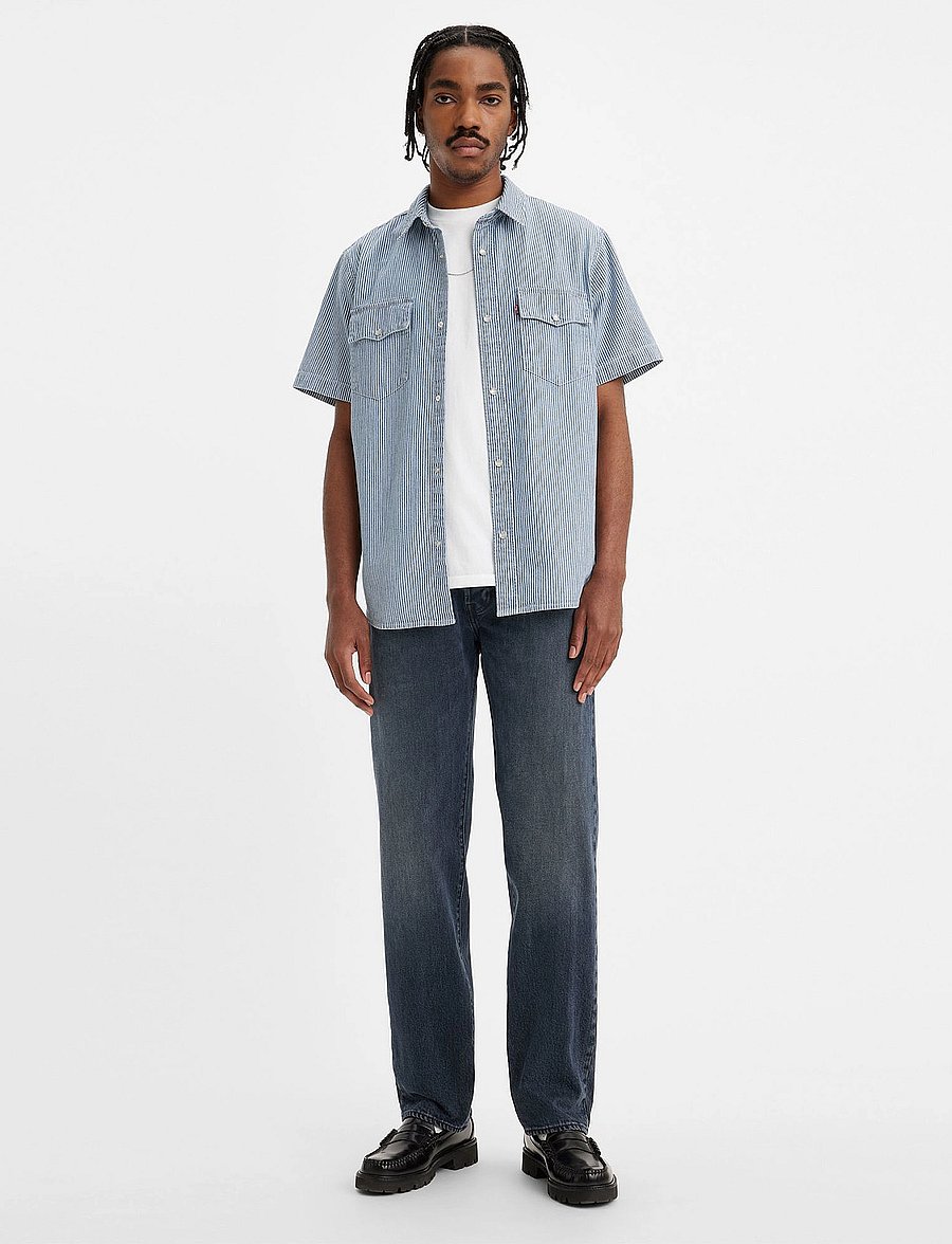 Levi's® - 501 LEVISORIGINAL BLUE BLACK S - normale jeans - bluesf - 0