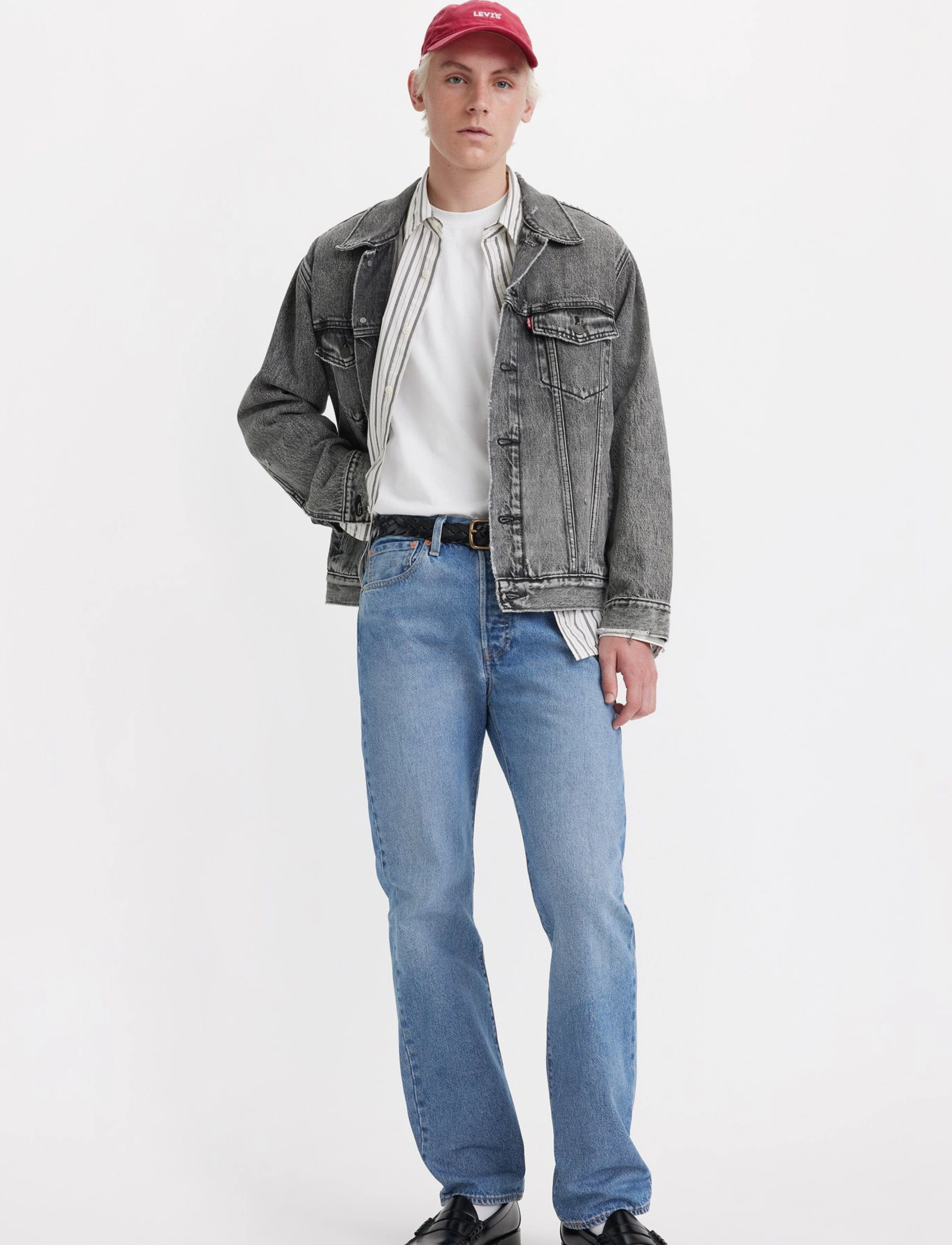 Levi's 501 Levisoriginal Chemicals, Mænd, Original Fit Jeans, Blå, Str: 36 x 34