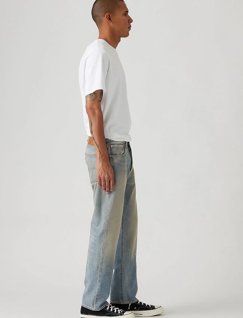 Levi's® - 501 LEVISORIGINAL DIRTY WORK - regular jeans - med indigo - worn in - 3