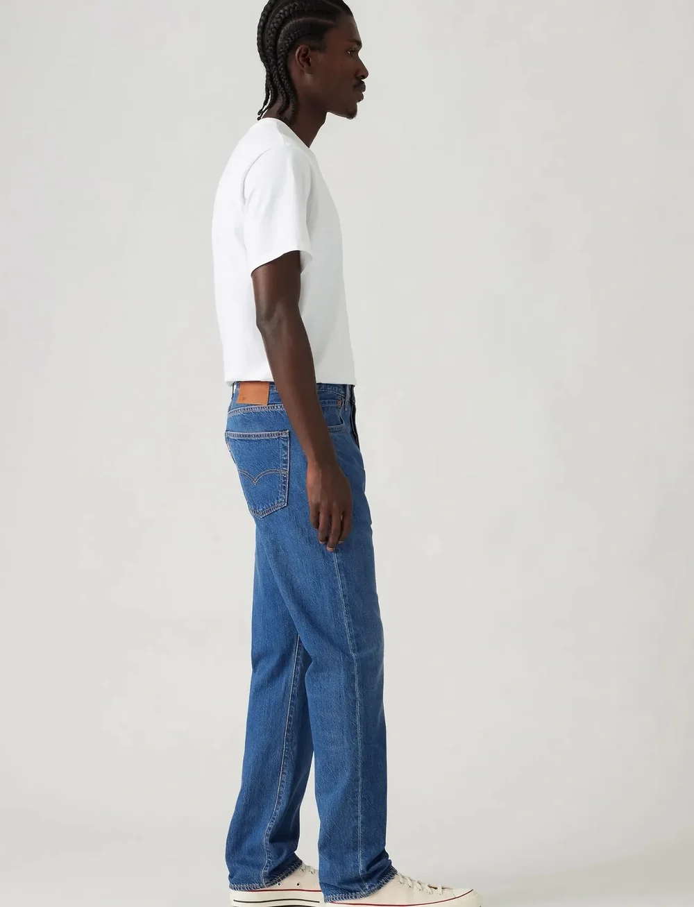 Levi's® - 501 LEVISORIGINAL WINDOW PANE - regular jeans - dark indigo - worn in - 3
