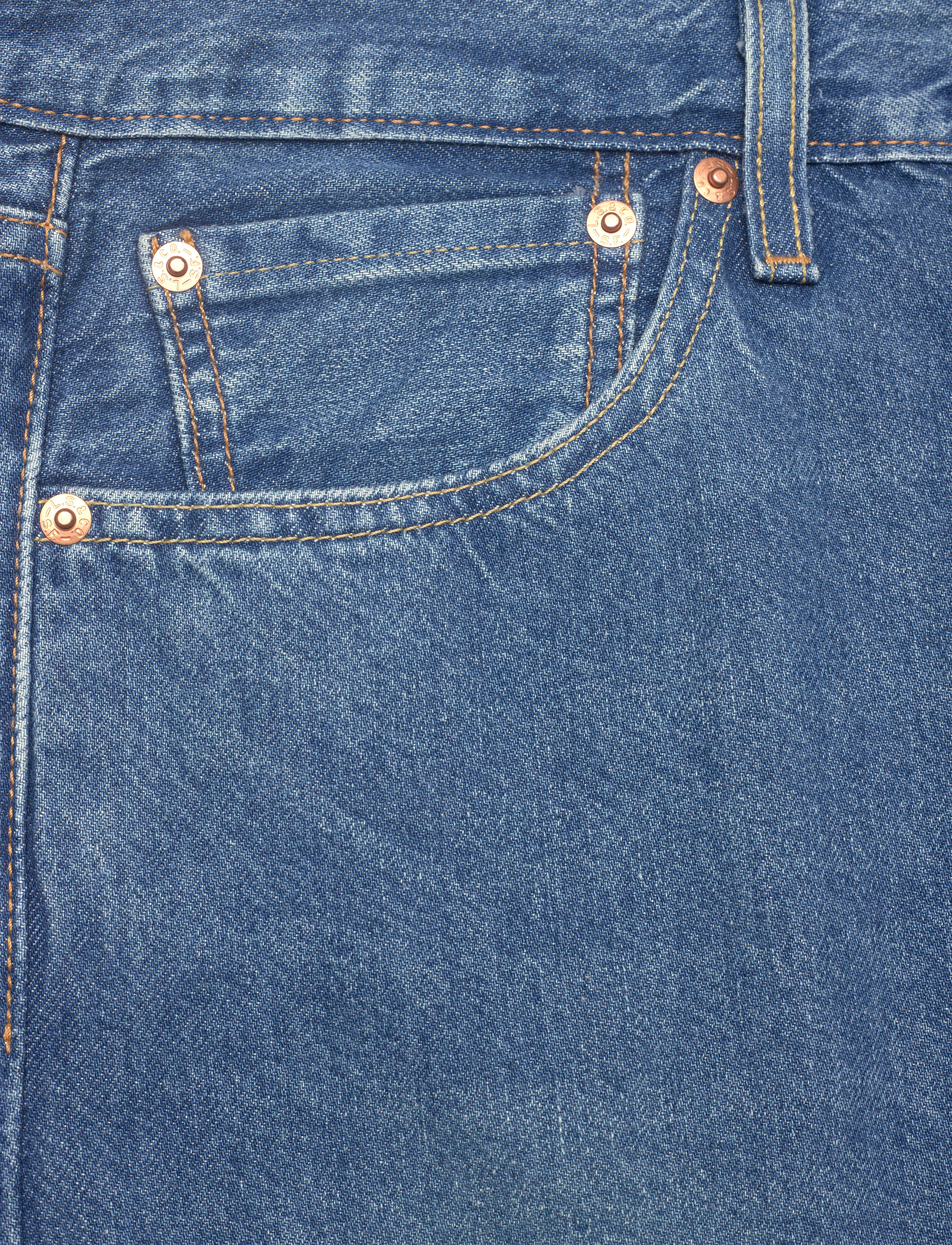 Levi's® - 501 LEVISORIGINAL WINDOW PANE - regular jeans - dark indigo - worn in - 4