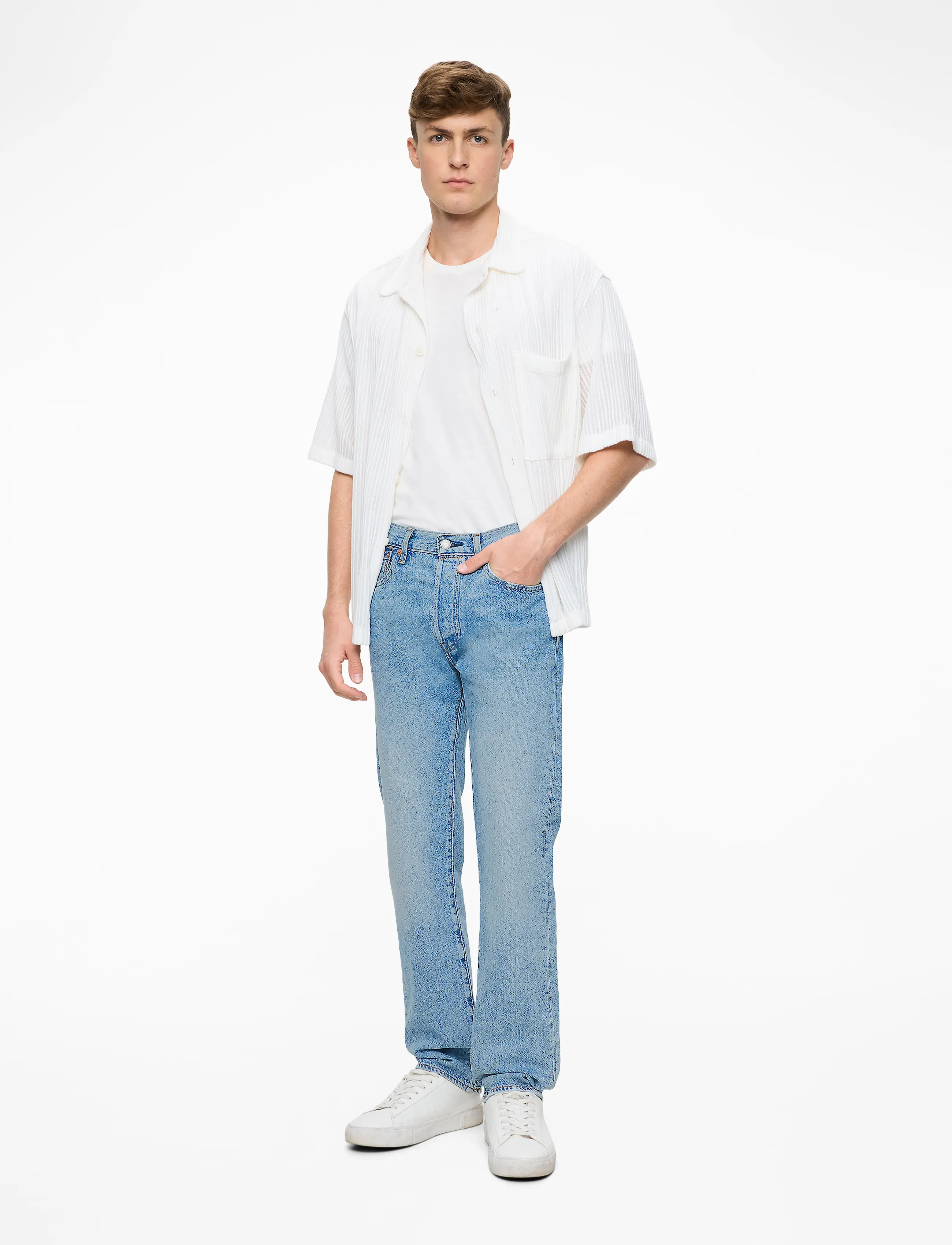 Levi's® - 501 LEVISORIGINAL LOW ON SLEEP - regular jeans - med indigo - worn in - 2