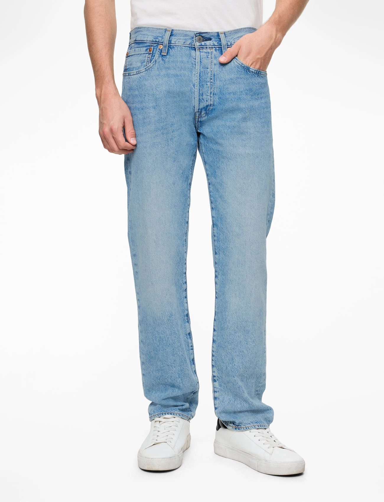 Levi's® - 501 LEVISORIGINAL LOW ON SLEEP - regular jeans - med indigo - worn in - 0