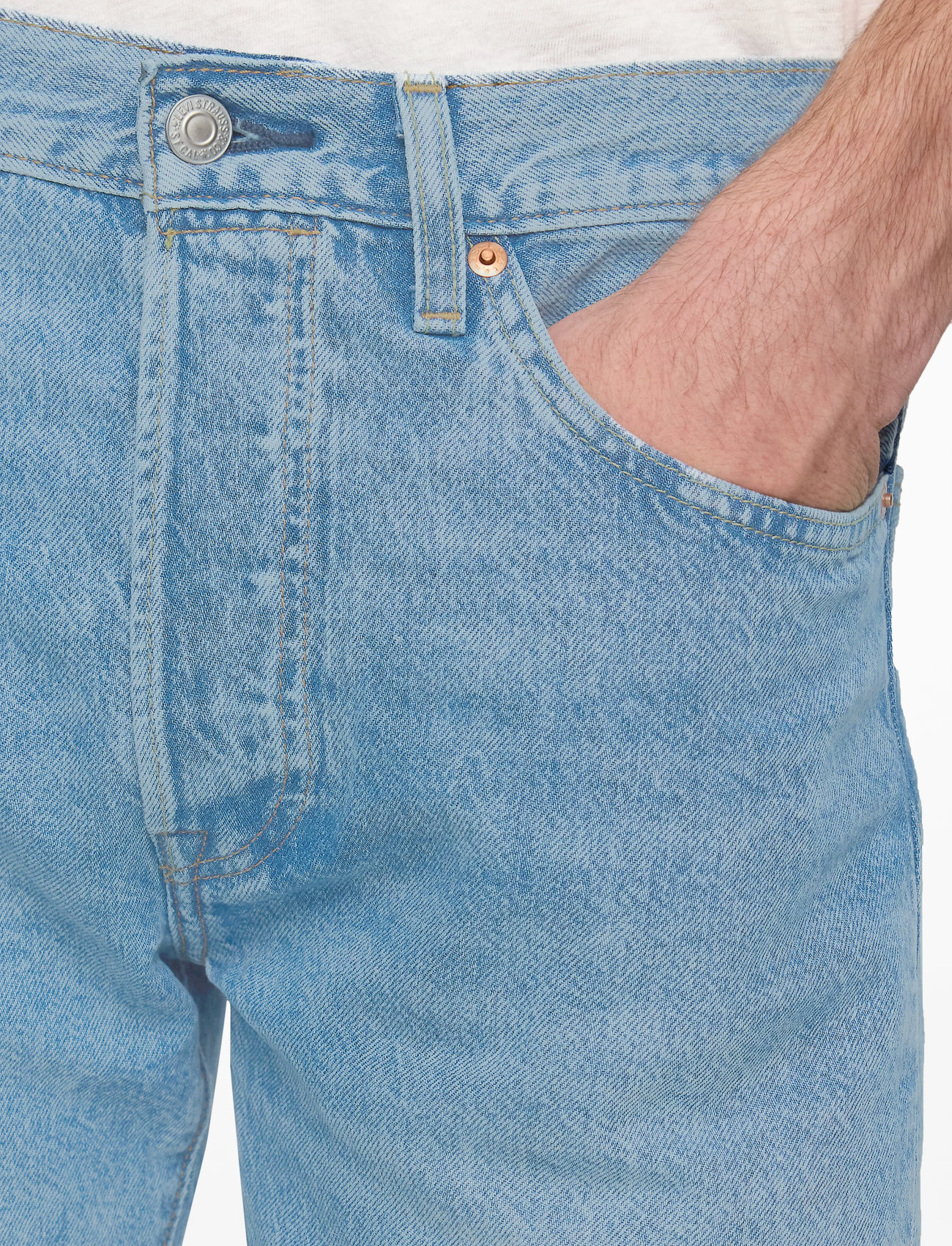 Levi's® - 501 LEVISORIGINAL LOW ON SLEEP - regular jeans - med indigo - worn in - 5