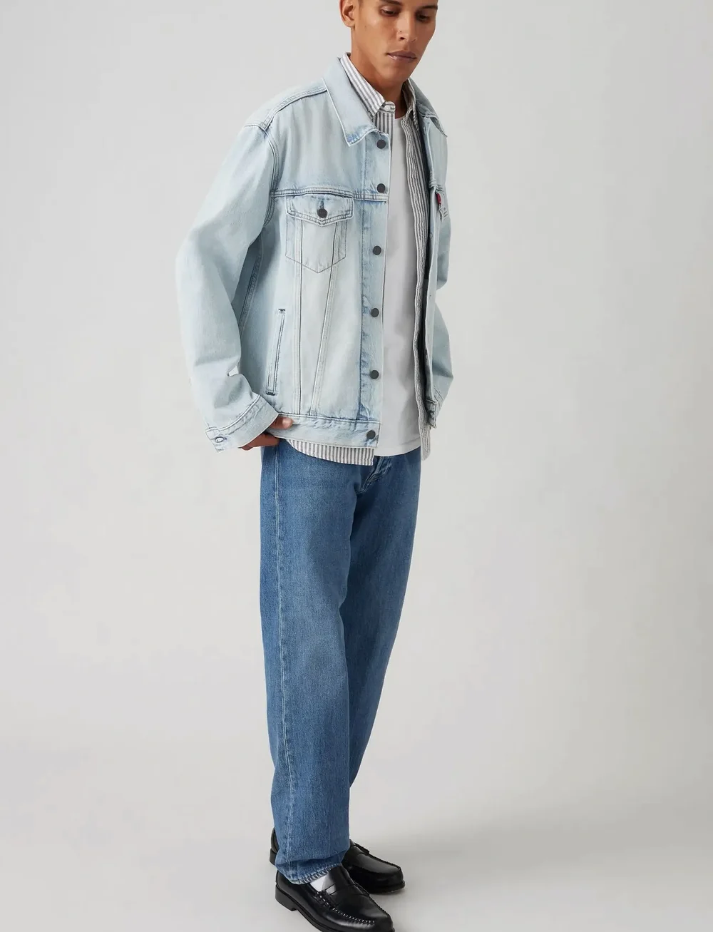 Levi's® - 501 LEVISORIGINAL NEVER SETTLE - regular jeans - med indigo - worn in - 0