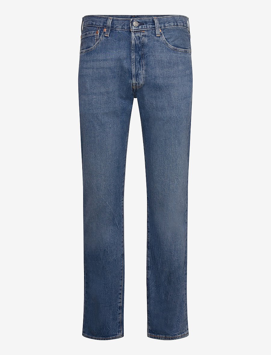 Levi's® - 501 LEVISORIGINAL NEVER SETTLE - regular jeans - med indigo - worn inw - 1