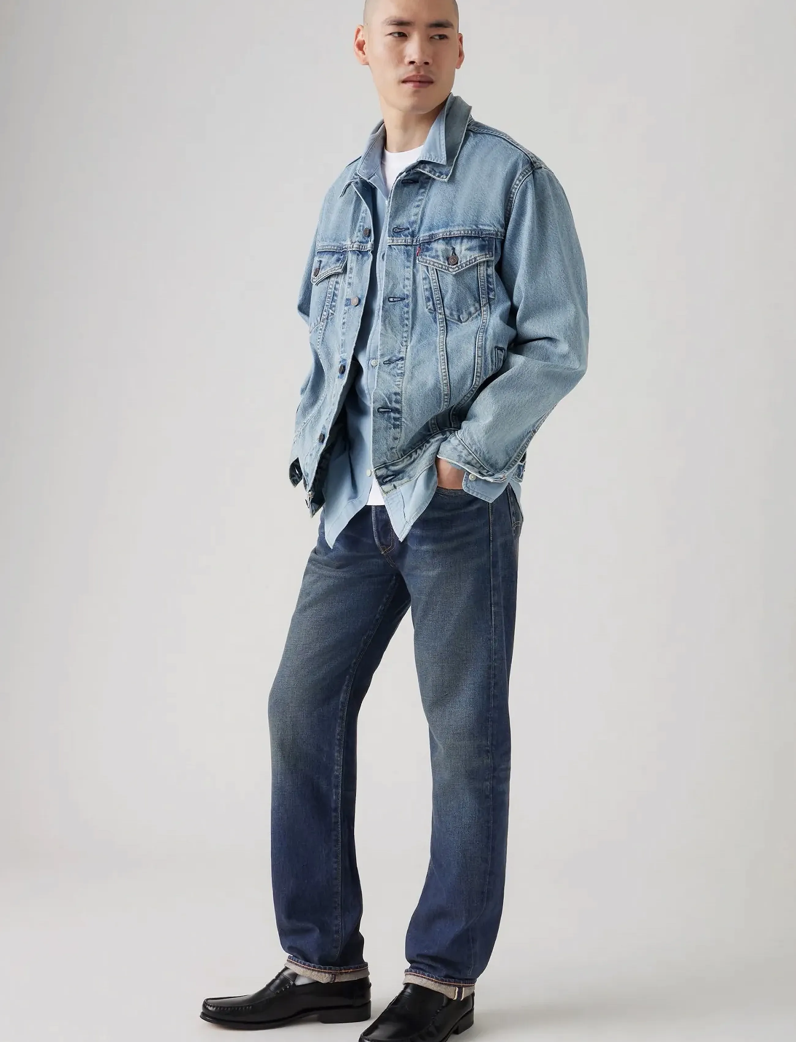 Levi's® 501 LEVISORIGINAL 1937 BOUNTY - Jeans - DARK INDIGO - WORN IN / blue
