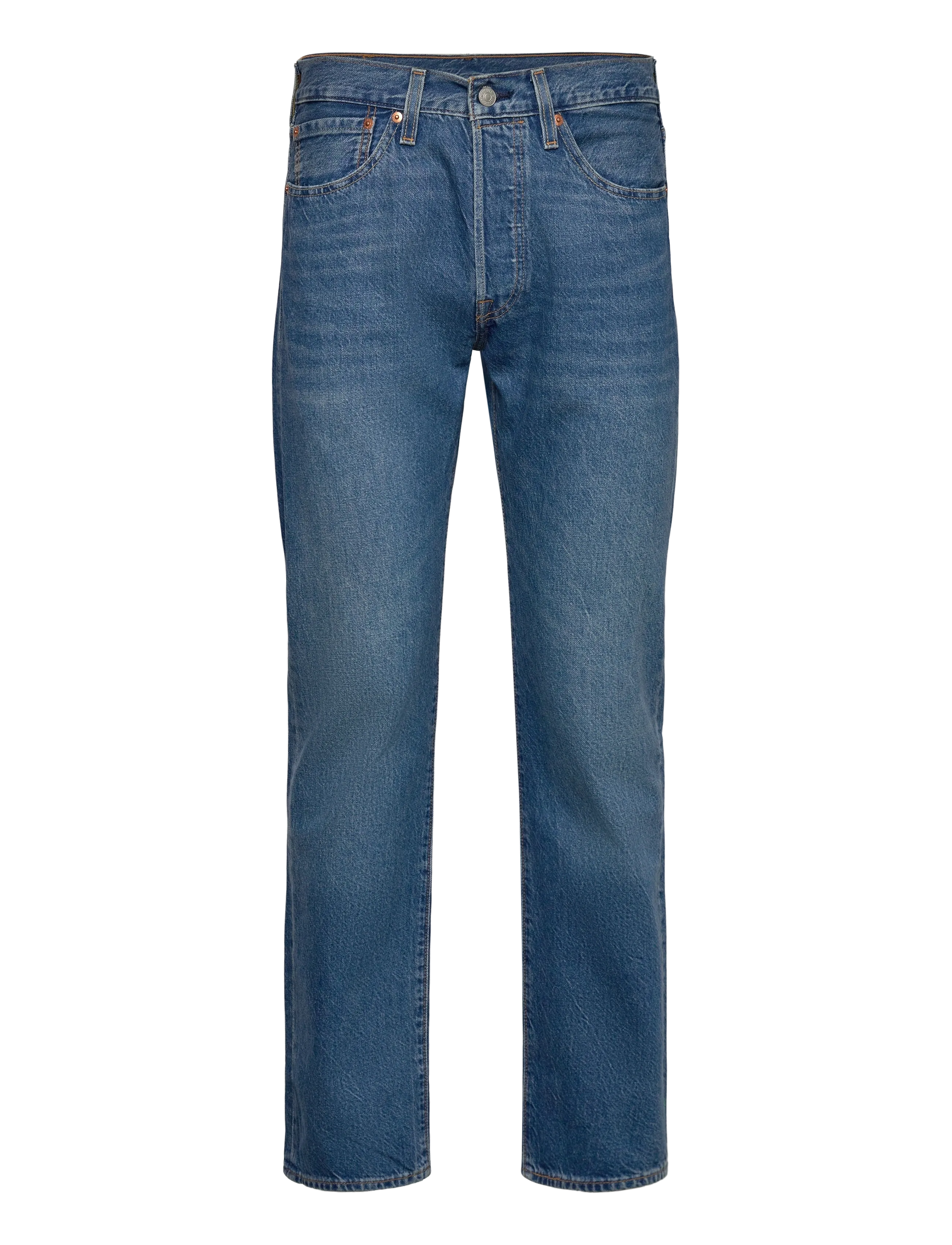 501 LEVISORIGINAL CASCADE LTWT - MED INDIGO - WORN IN