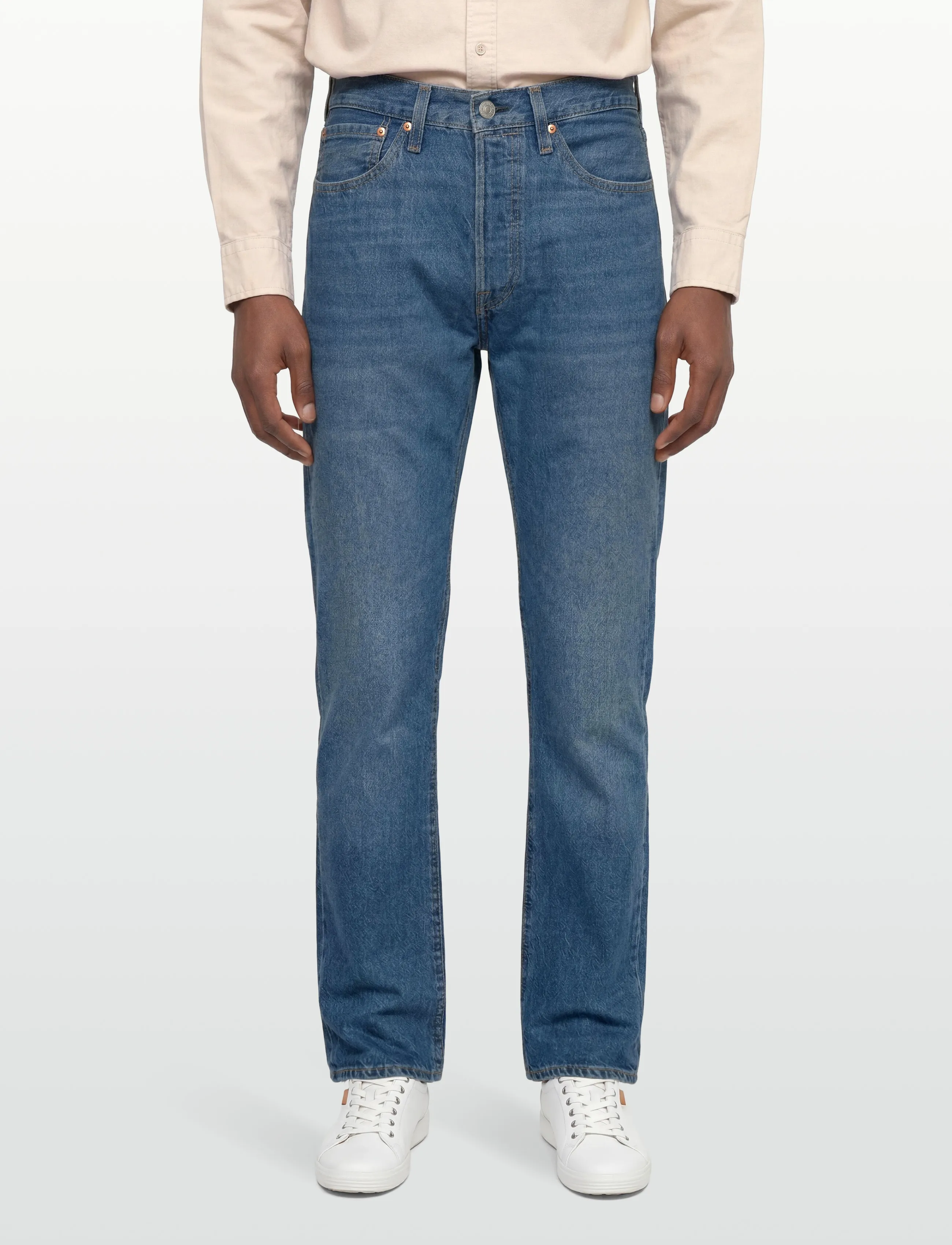 Levi's® - 501 LEVISORIGINAL CASCADE LTWT - püksid & teksad - med indigo - worn in - 3
