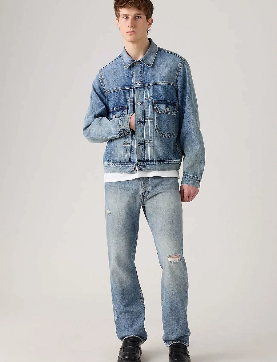 Levi's® - 501 LEVISORIGINAL DELANORE DX - regular jeans - med indigo - worn in - 0