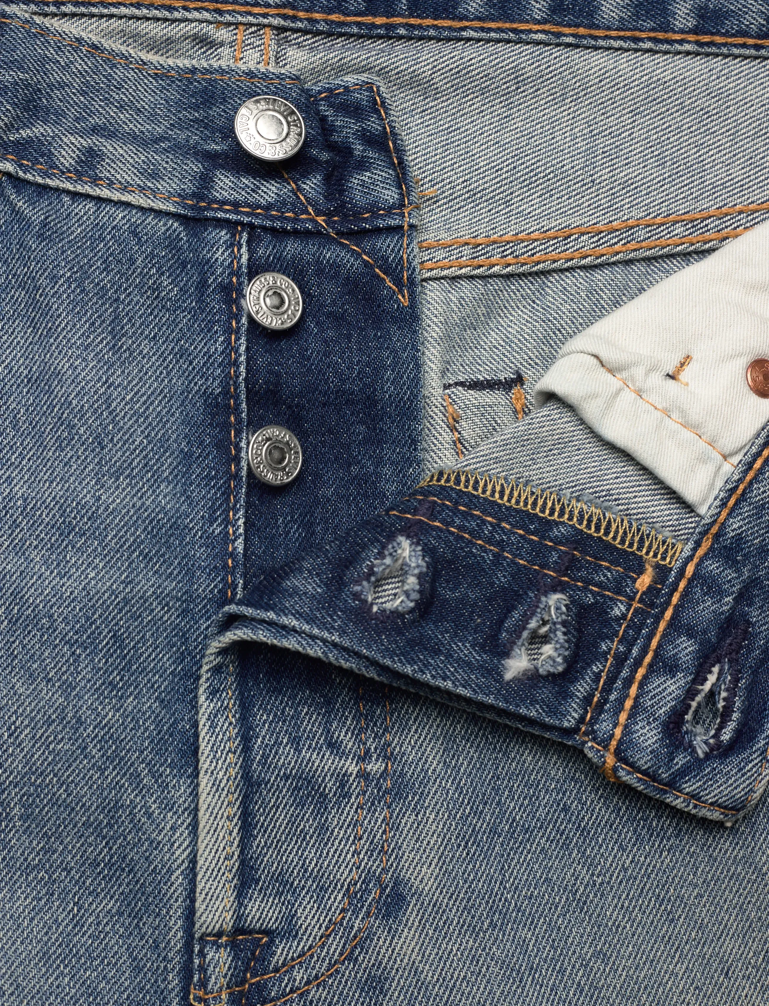 Levi's® - 501 LEVISORIGINAL DELANORE DX - regular jeans - med indigo - worn in - 5