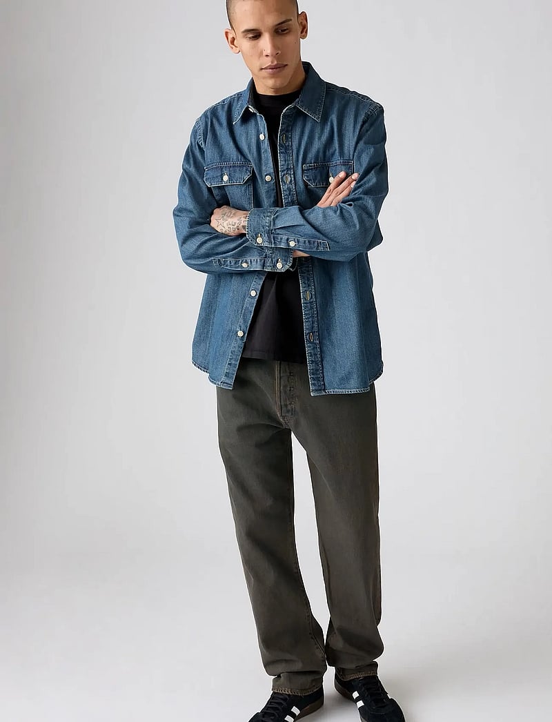 Levi's® - 501 LEVISORIGINAL SANDSLIDE OD - regular jeans - greens - 0