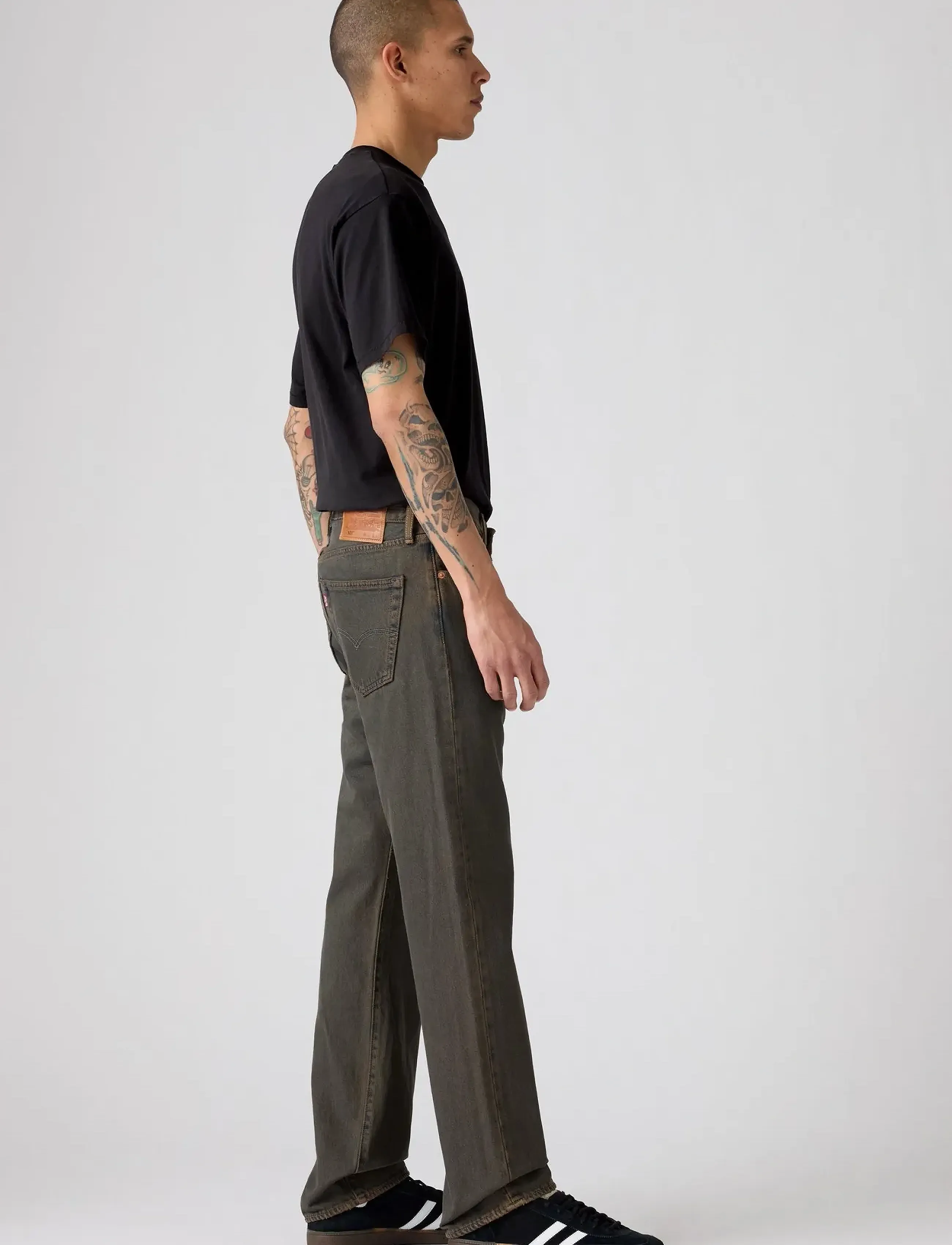 Levi's® - 501 LEVISORIGINAL SANDSLIDE OD - bukser & jeans - greens - 3