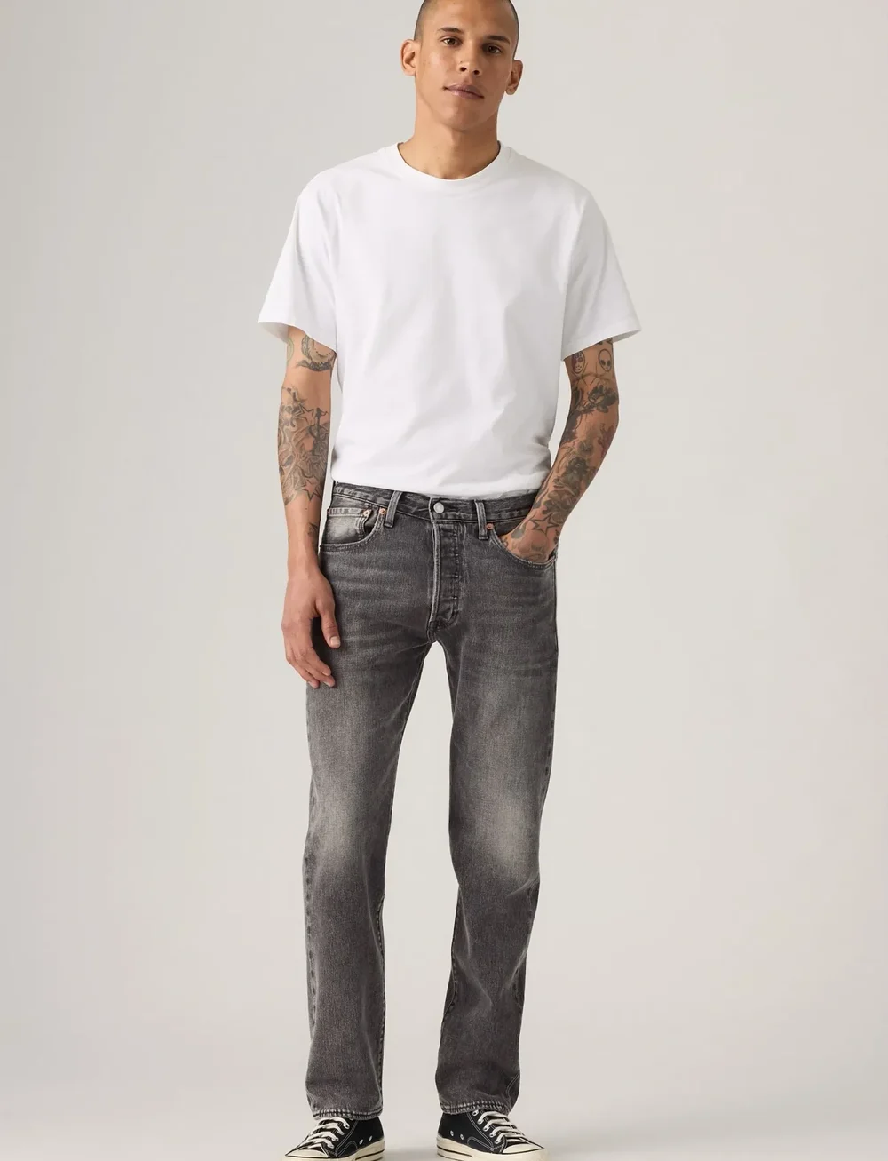 Levi's® - 501 LEVISORIGINAL MADISON ZONE - regular jeans - greys - 4