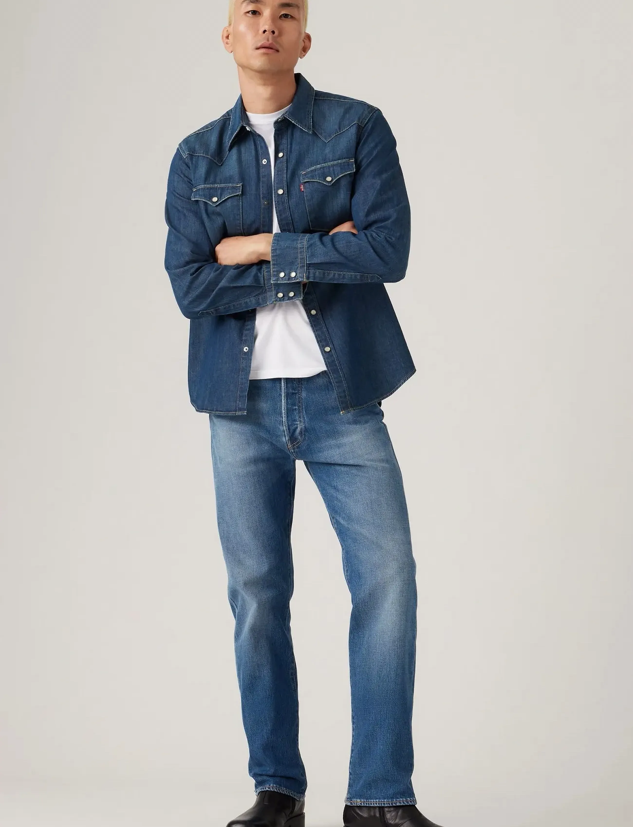 Levi's® 501 LEVISORIGINAL THE FAIRWAY - Must-haves - DARK INDIGO - WORN IN / blue