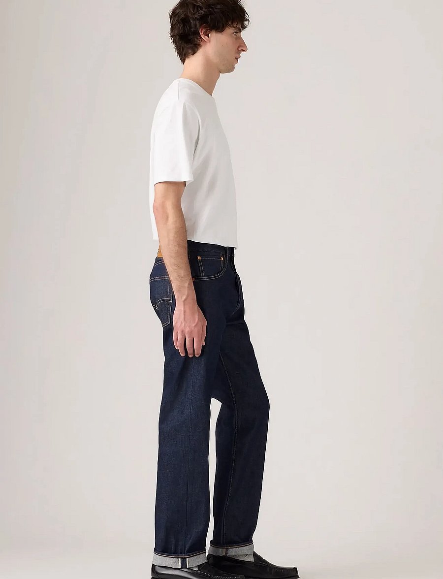 Levi's® - 501 LEVISORIGINAL HUDSON SELVE - regular jeans - med indigo - flat finish - 3