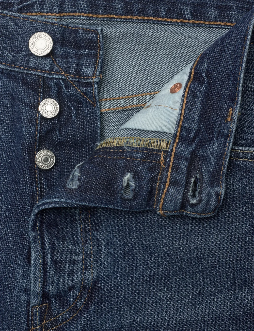 Levi's® - 501 LEVISORIGINAL CHANGE YOUR - suorat farkut - dark indigo - worn in - 5
