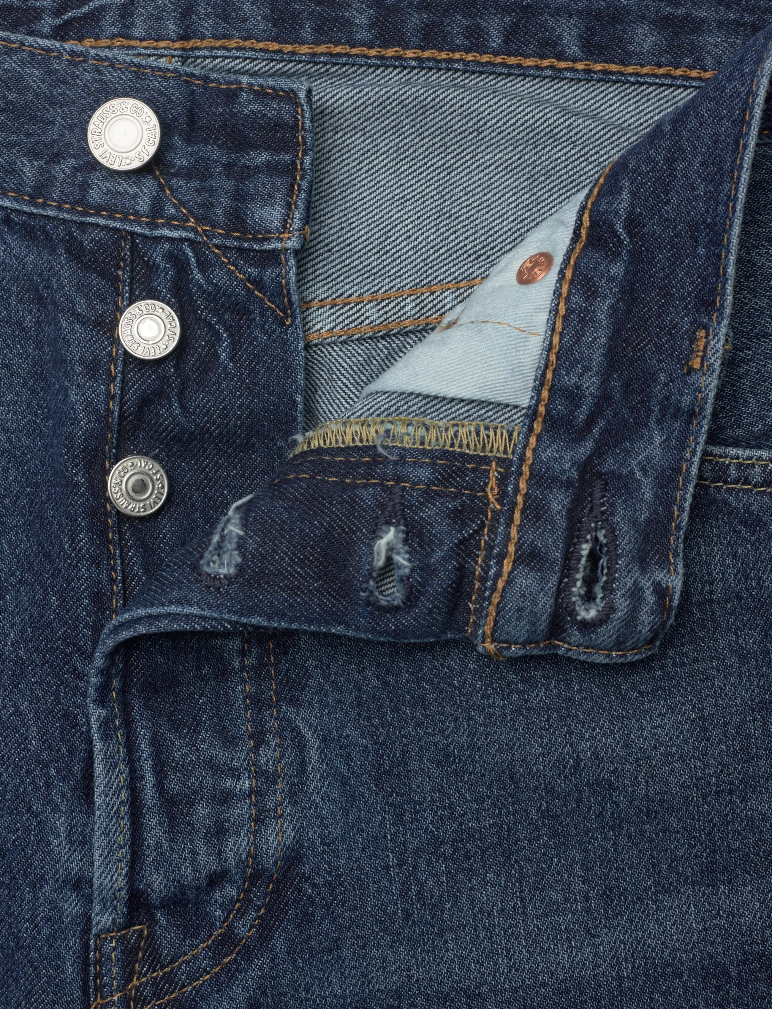 Levi's® - 501 LEVISORIGINAL CHANGE YOUR - tavalised teksad - dark indigo - worn in - 5