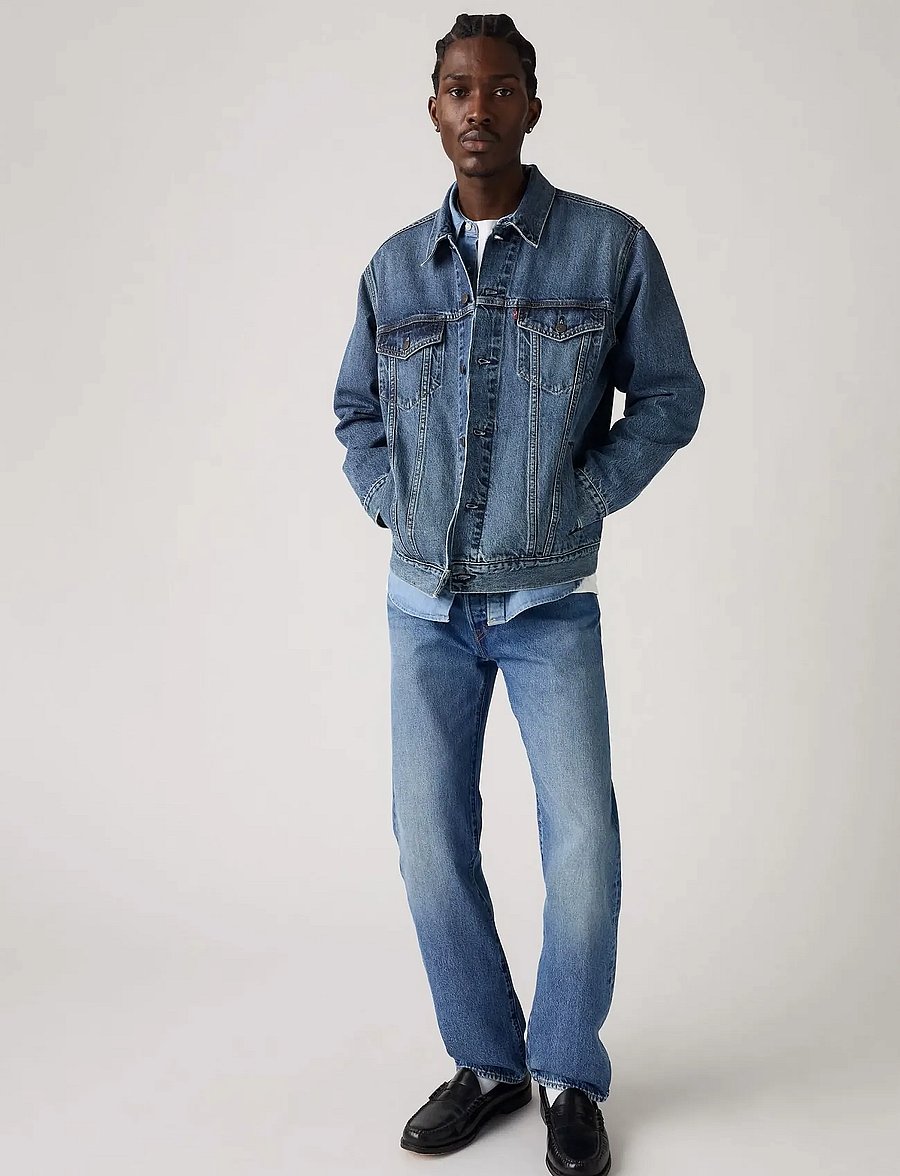 Levi's® - 501 LEVISORIGINAL YOURE A STAR - regular jeans - med indigo - worn in - 0
