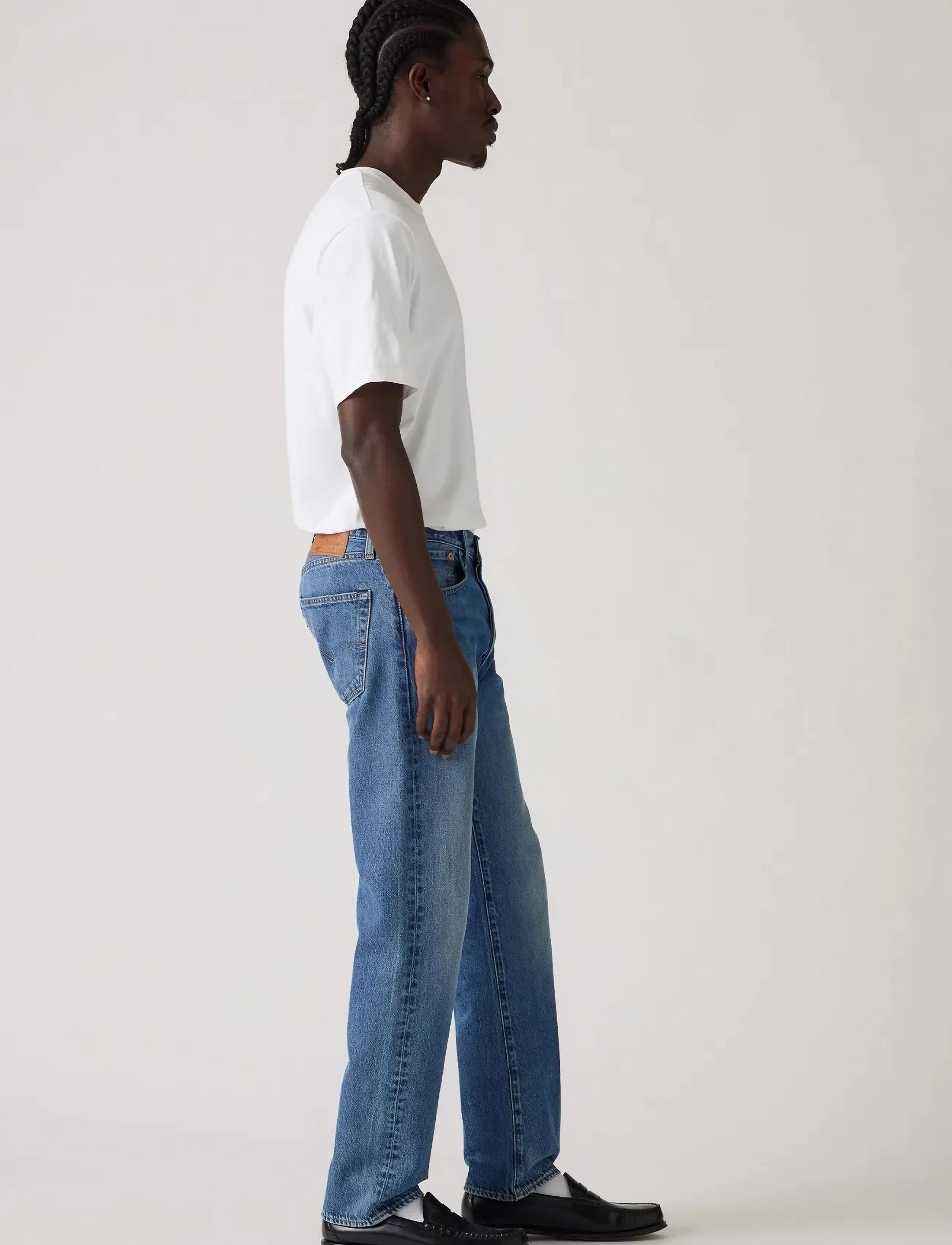 Levi's® - 501 LEVISORIGINAL YOURE A STAR - regular jeans - med indigo - worn in - 3