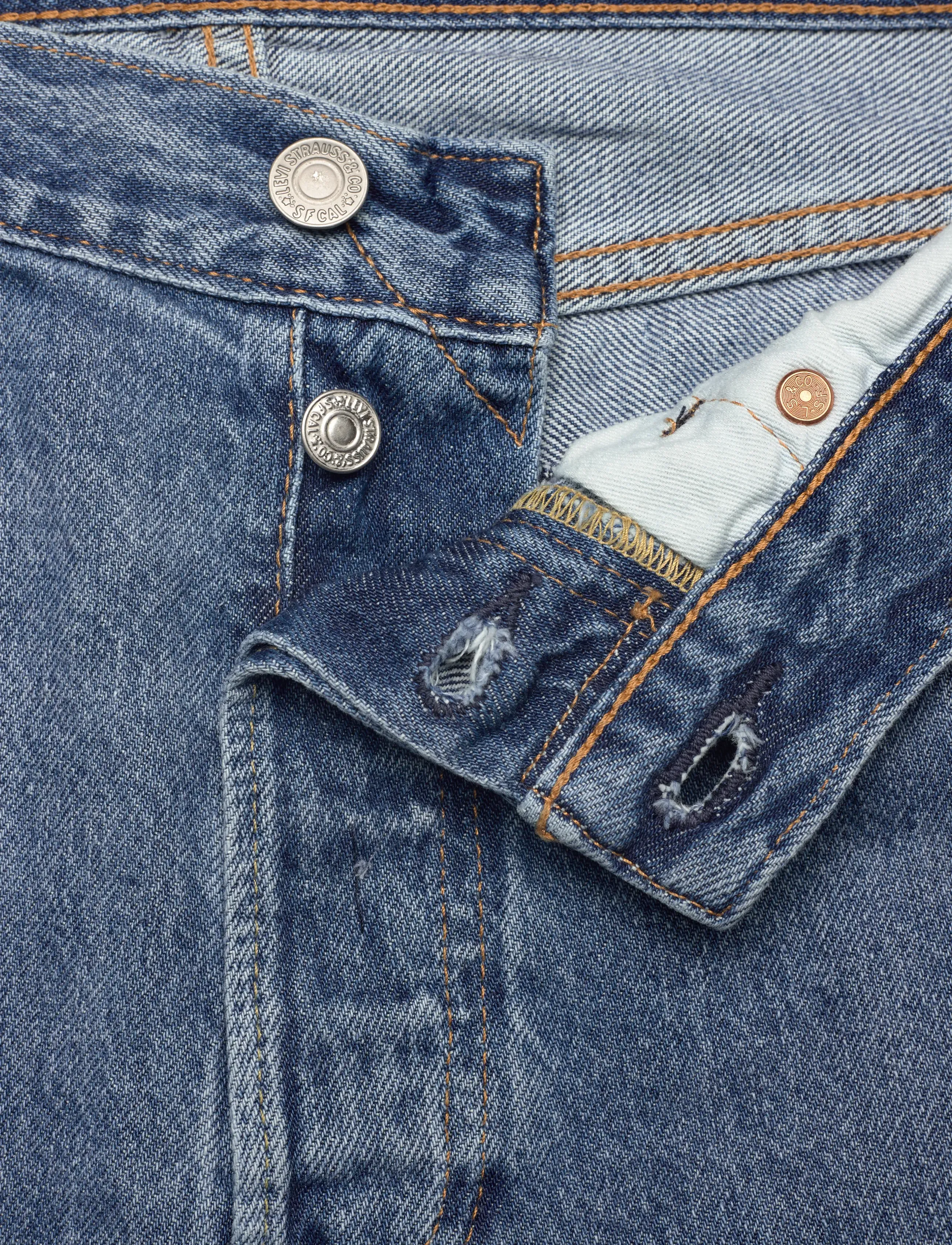 Levi's® - 501 LEVISORIGINAL YOURE A STAR - regular jeans - med indigo - worn in - 5