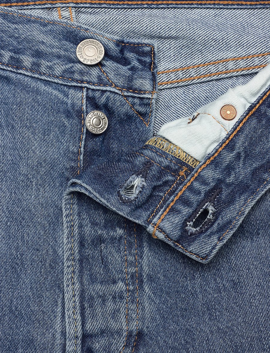 Levi's® - 501 LEVISORIGINAL YOURE A STAR - regular jeans - med indigo - worn in - 5