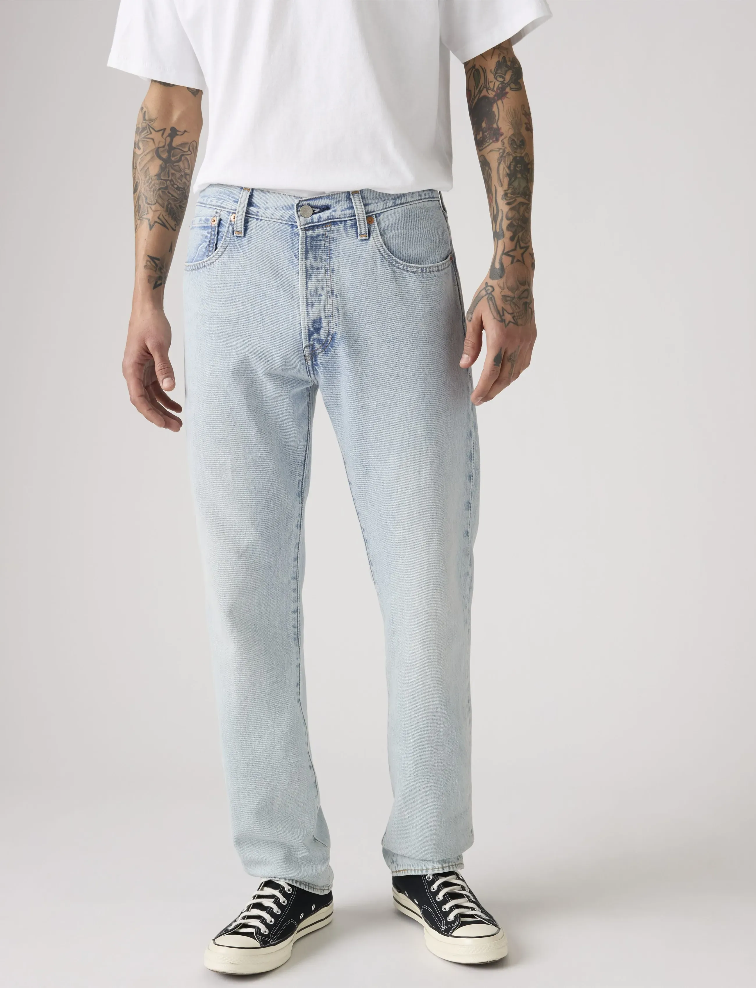 Levi's® - 501 LEVISORIGINAL BRIGHTSIDE - regular jeans - light indigo - worn in - 5