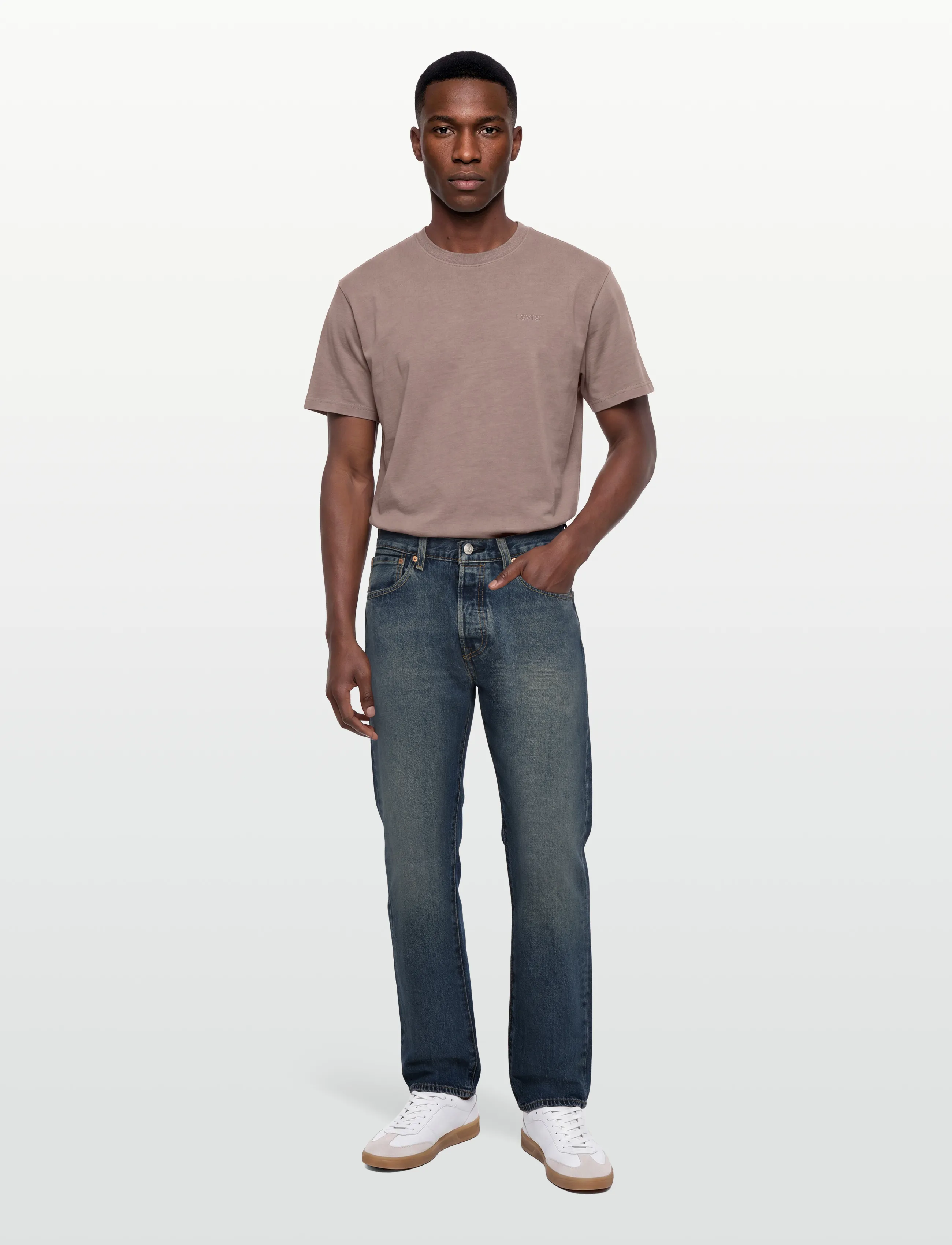 Levi's® 501 LEVISORIGINAL A SOFT SPOT - Jeans - DARK INDIGO - WORN IN / blue