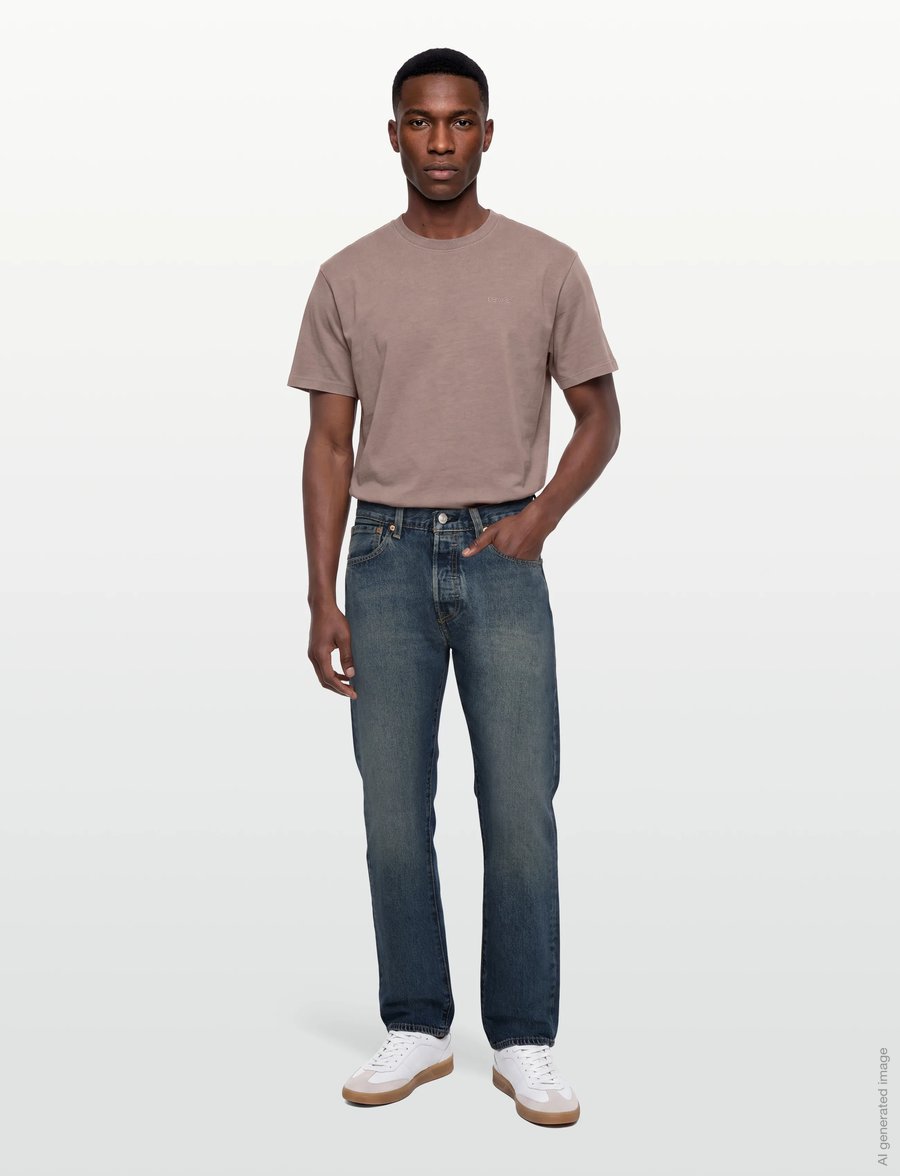 Levi's® - 501 LEVISORIGINAL A SOFT SPOT - normale jeans - dark indigo - worn in - 0
