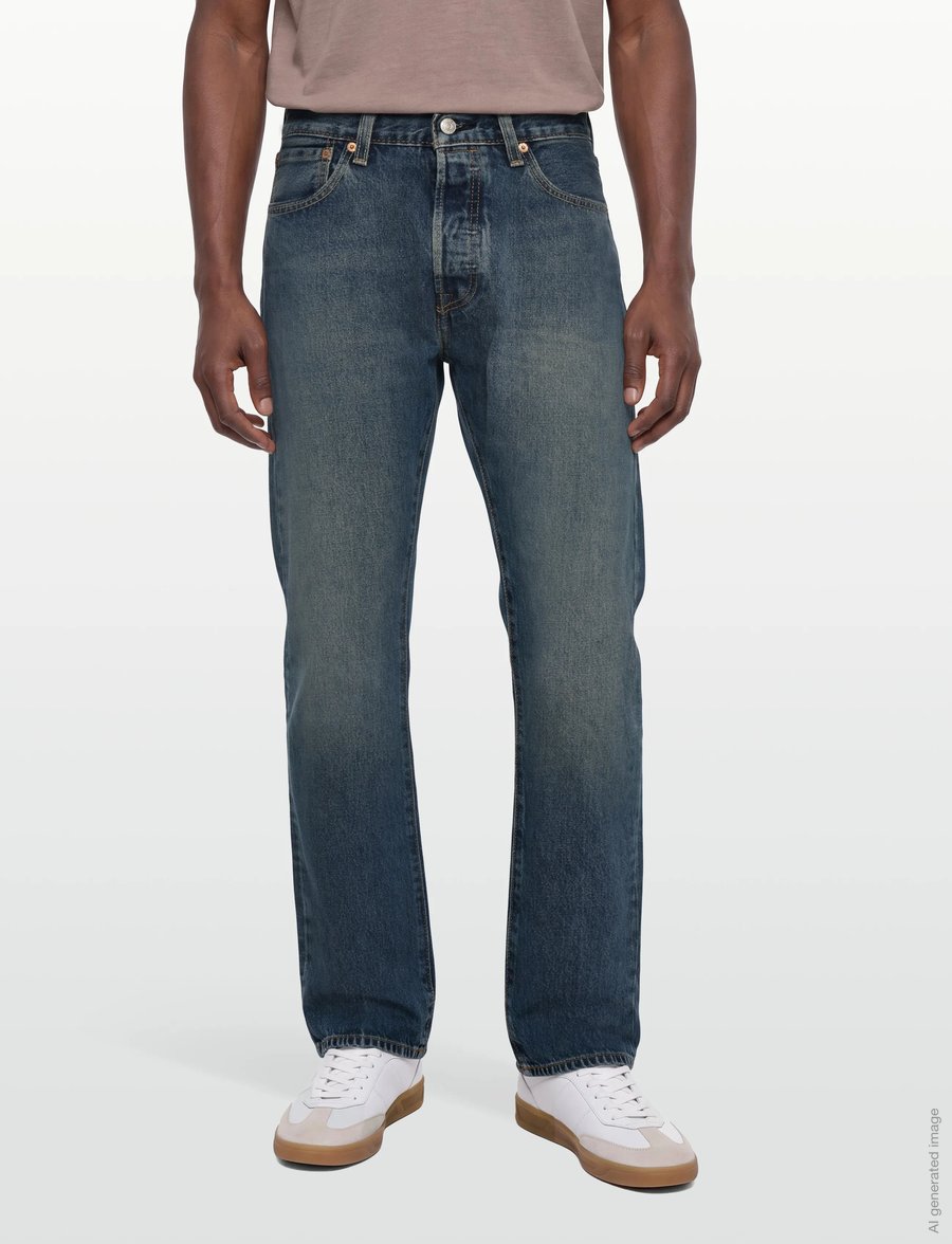 Levi's® - 501 LEVISORIGINAL A SOFT SPOT - normale jeans - dark indigo - worn in - 3