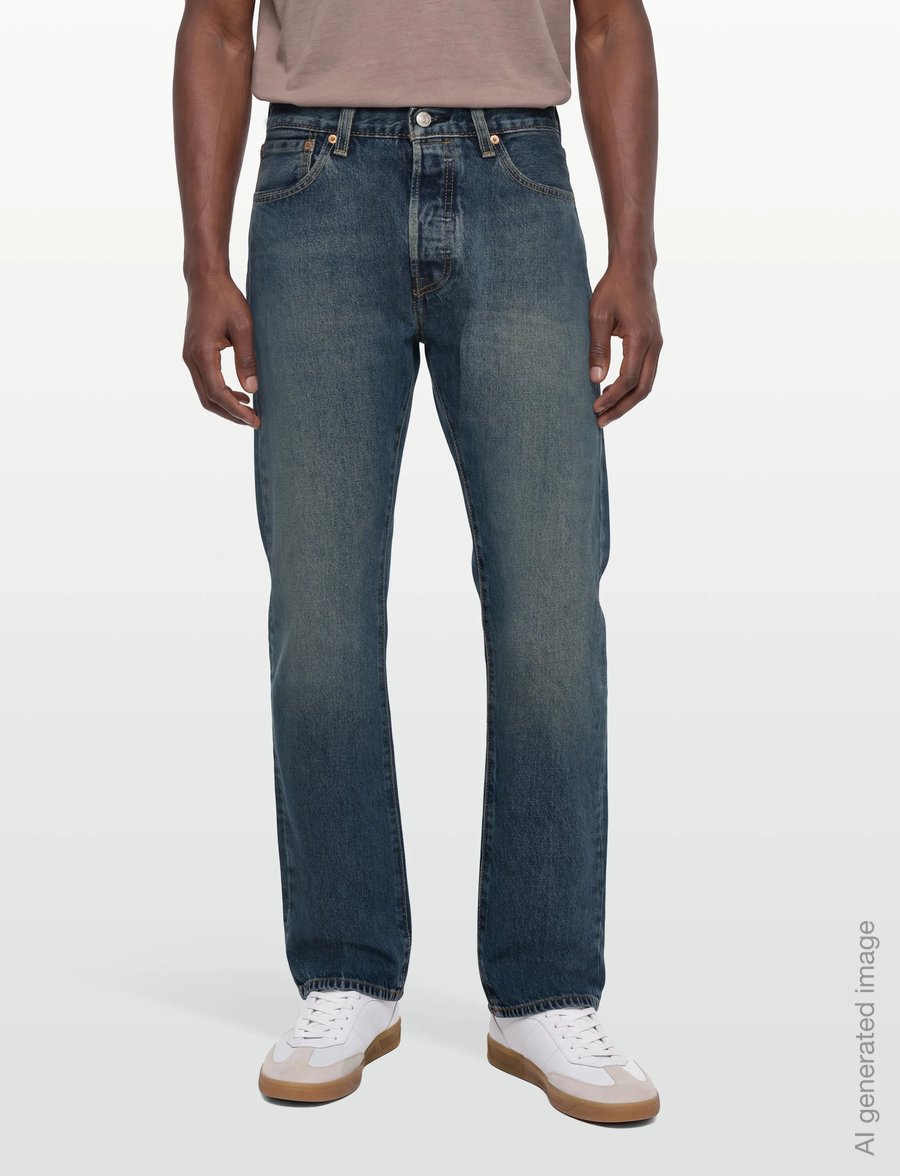 Levi's® - 501 LEVISORIGINAL A SOFT SPOT - regular jeans - darkk indigo - worn in - 3