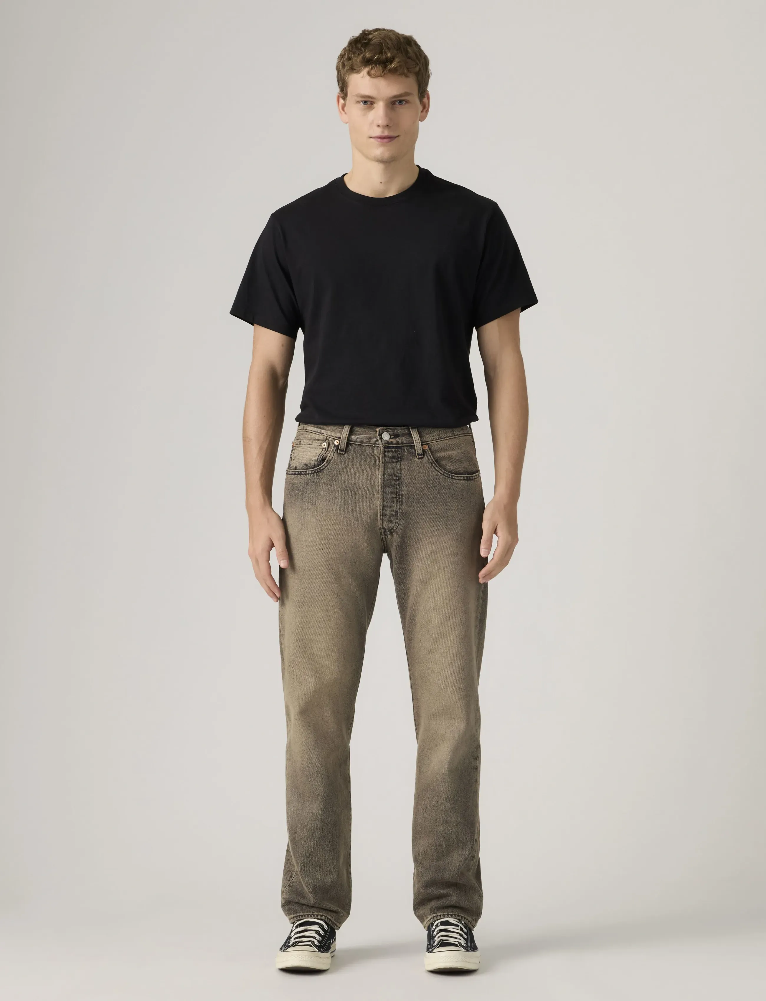 Levi's® 501 LEVISORIGINAL ANCIENT SPAC - Regular jeans - TANS / khaki/green