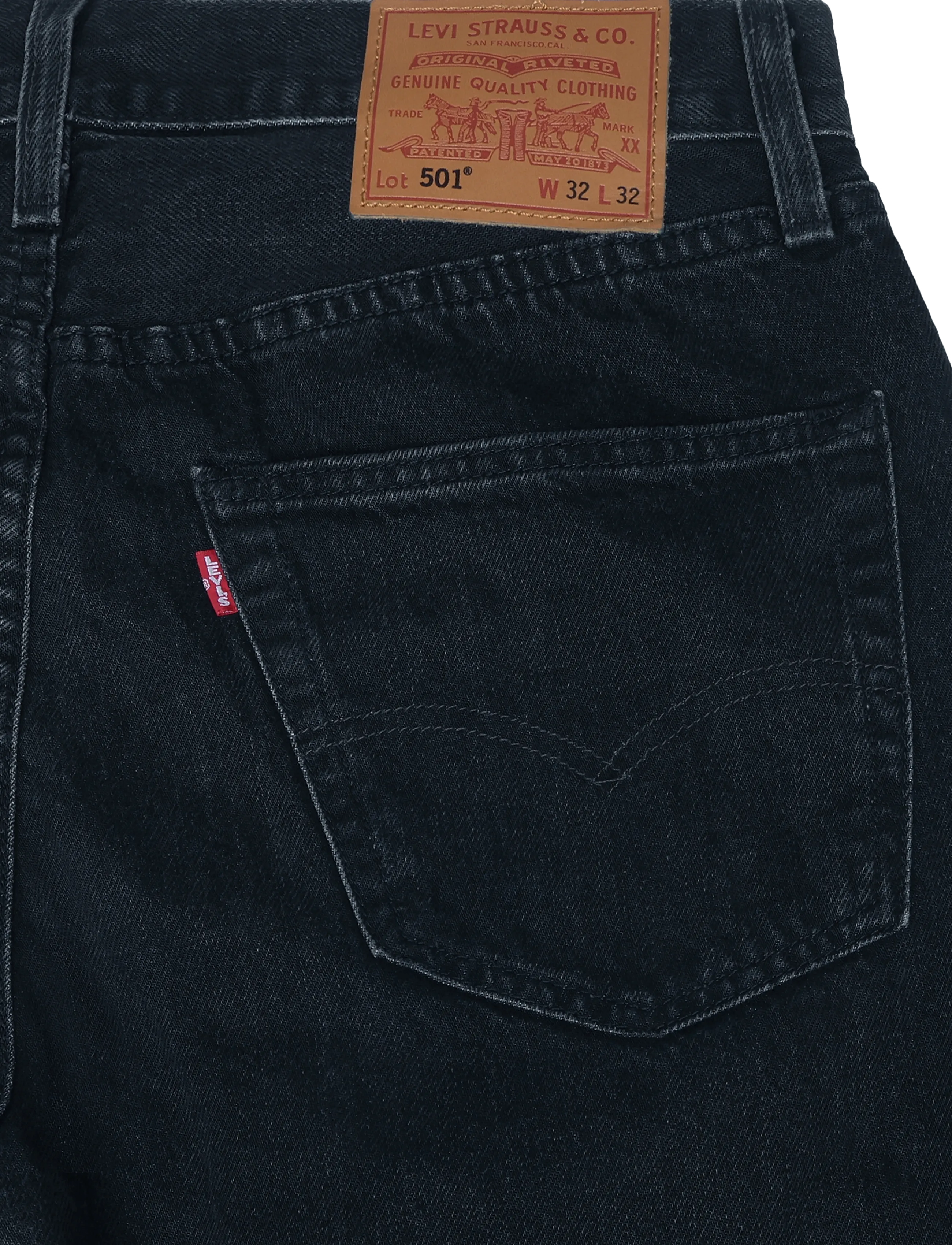 Levi's® - 501 LEVISORIGINAL TAINTED DAY - regular jeans - blacks - 4