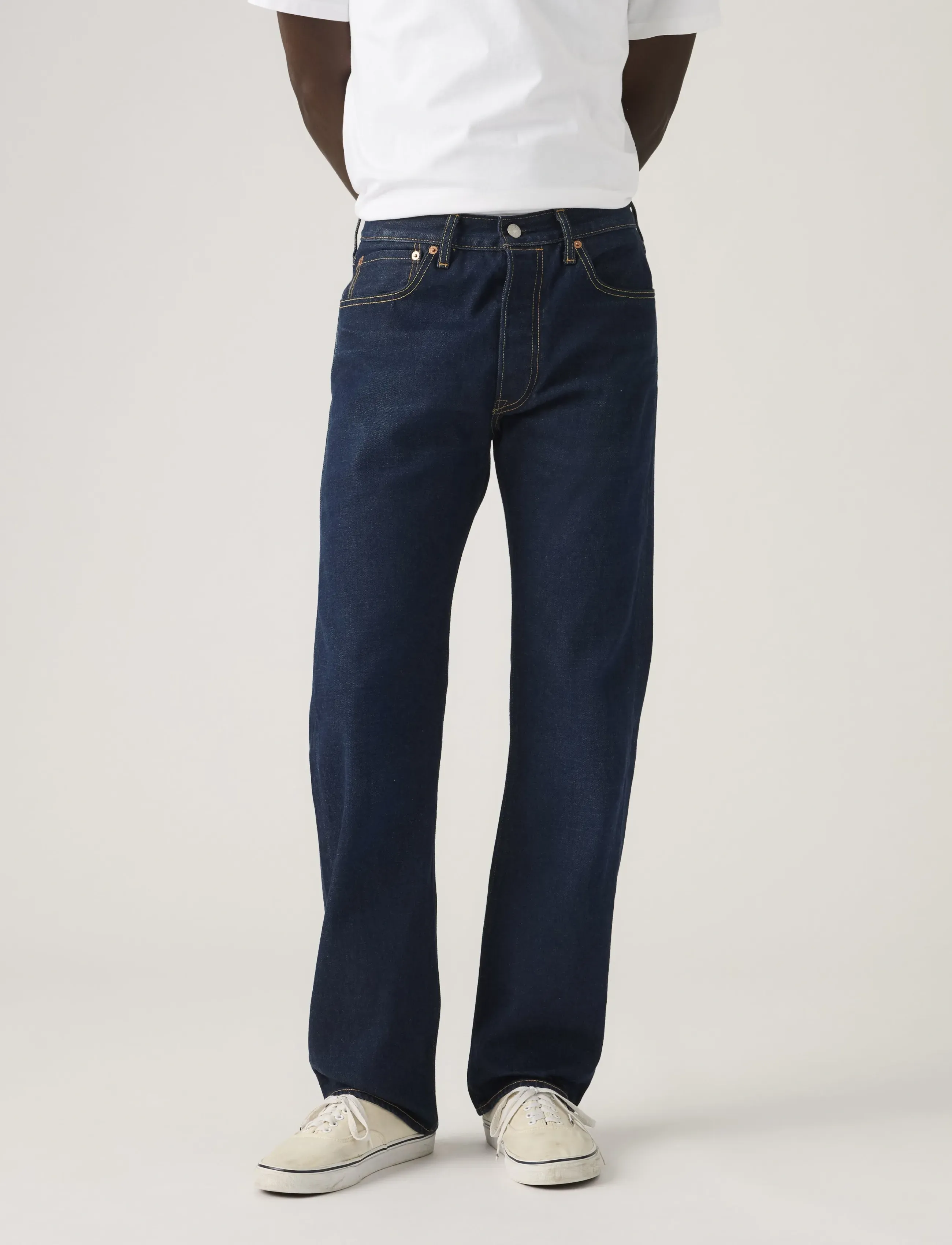 Levi's® - 501 LEVISORIGINAL COME BACK HO - dark indigo - worn in - 5